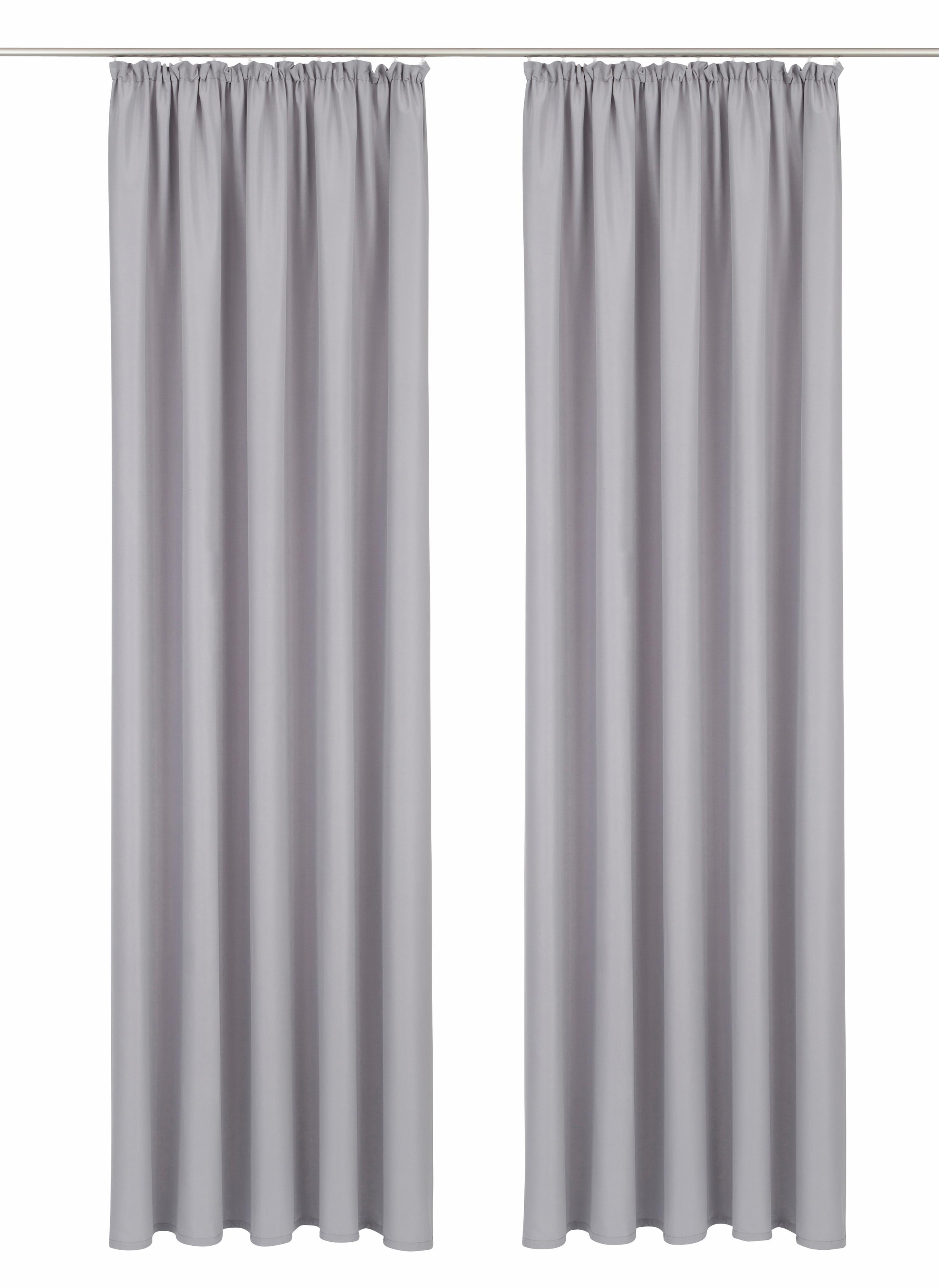 Bruno Banani Vorhang »Lagan«, (2 St.), 2-er Set, gewebt, Microfaser, versch. Grössen, einfarbig, Bestseller