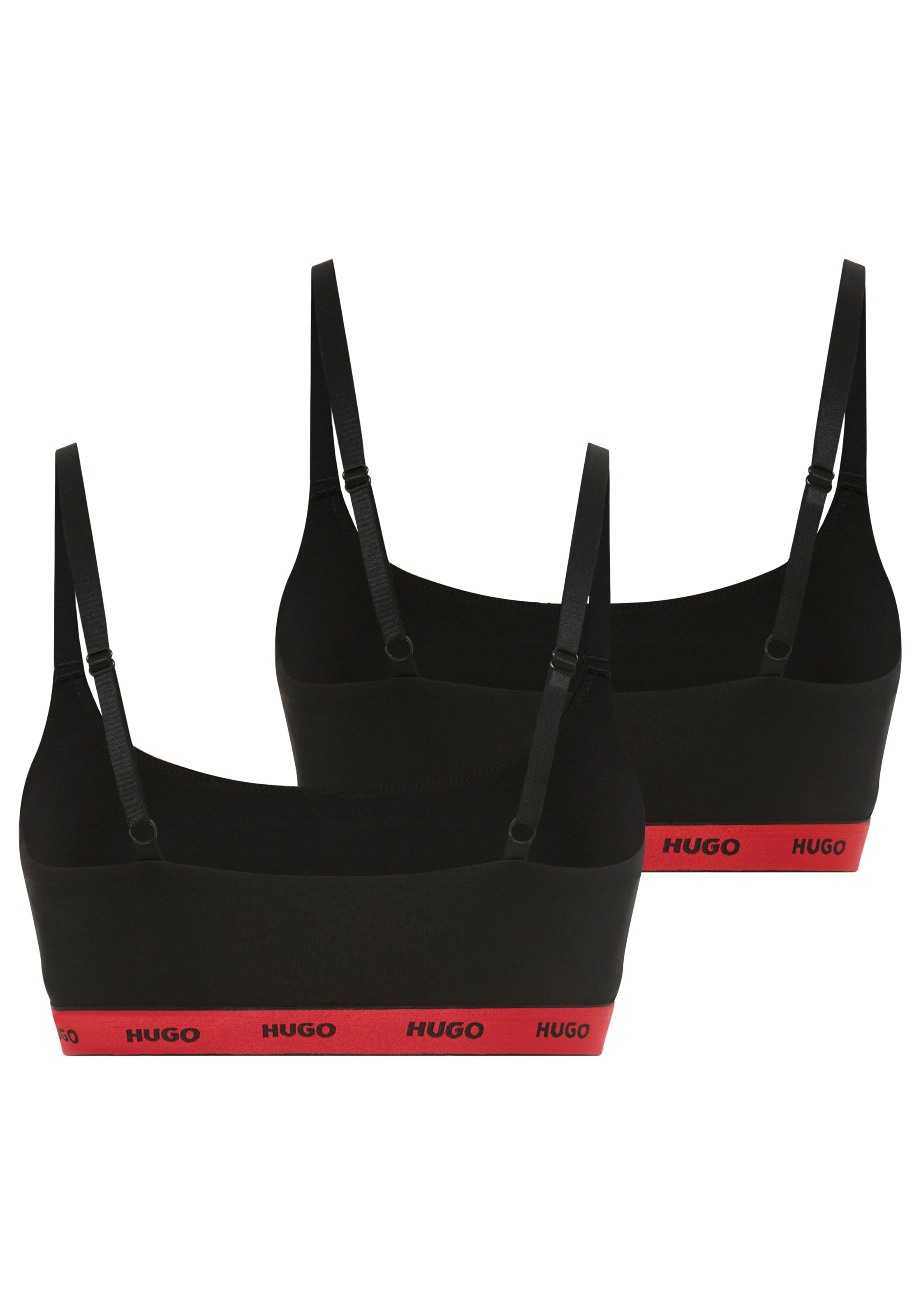 HUGO Underwear Brassière »TWIN BRALETTE STRIPE« 2 cuis ungepolstert