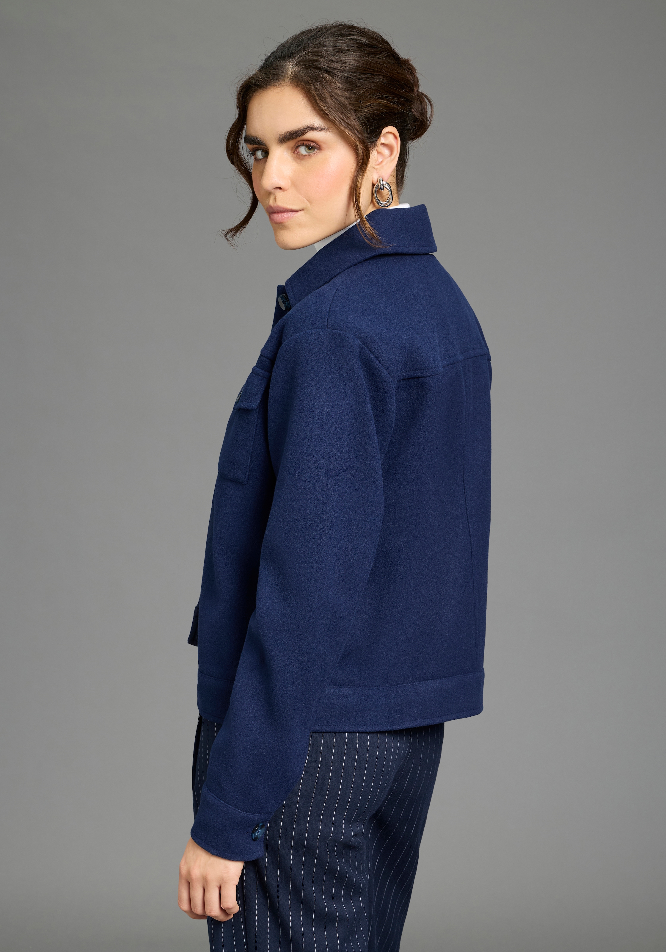 Laura Scott Veste courte in Wolloptik, Übergangsjacke