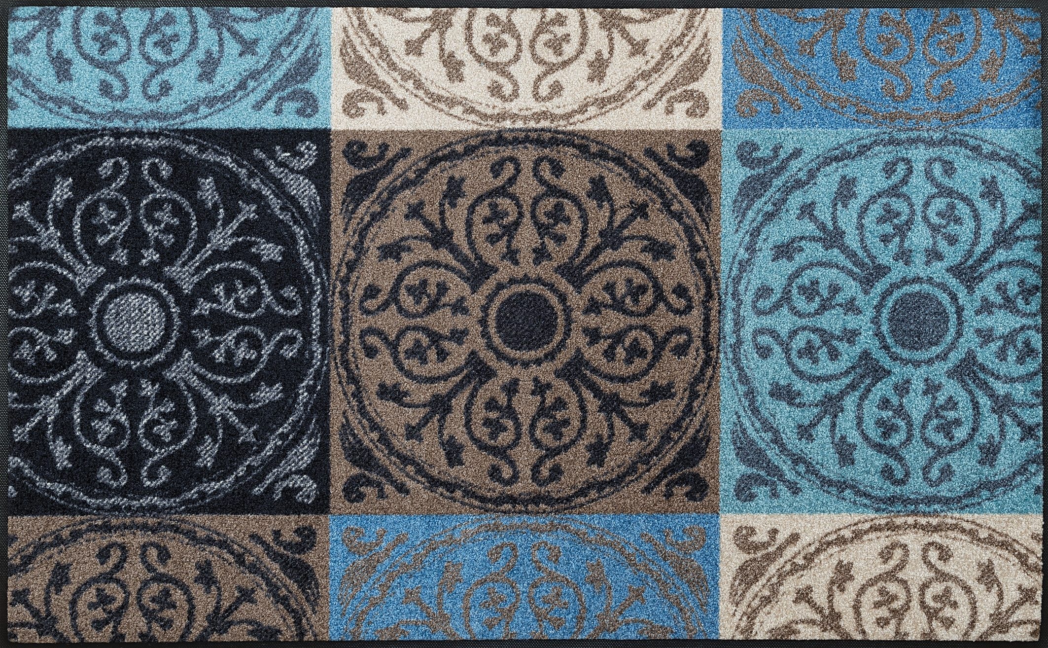 Image of wash+dry by Kleen-Tex Läufer "Da Capo" rechteckig 7 mm Höhe Schmutzfangläufer, rutschhemmend, In- und Outdoor geeignet, waschbar