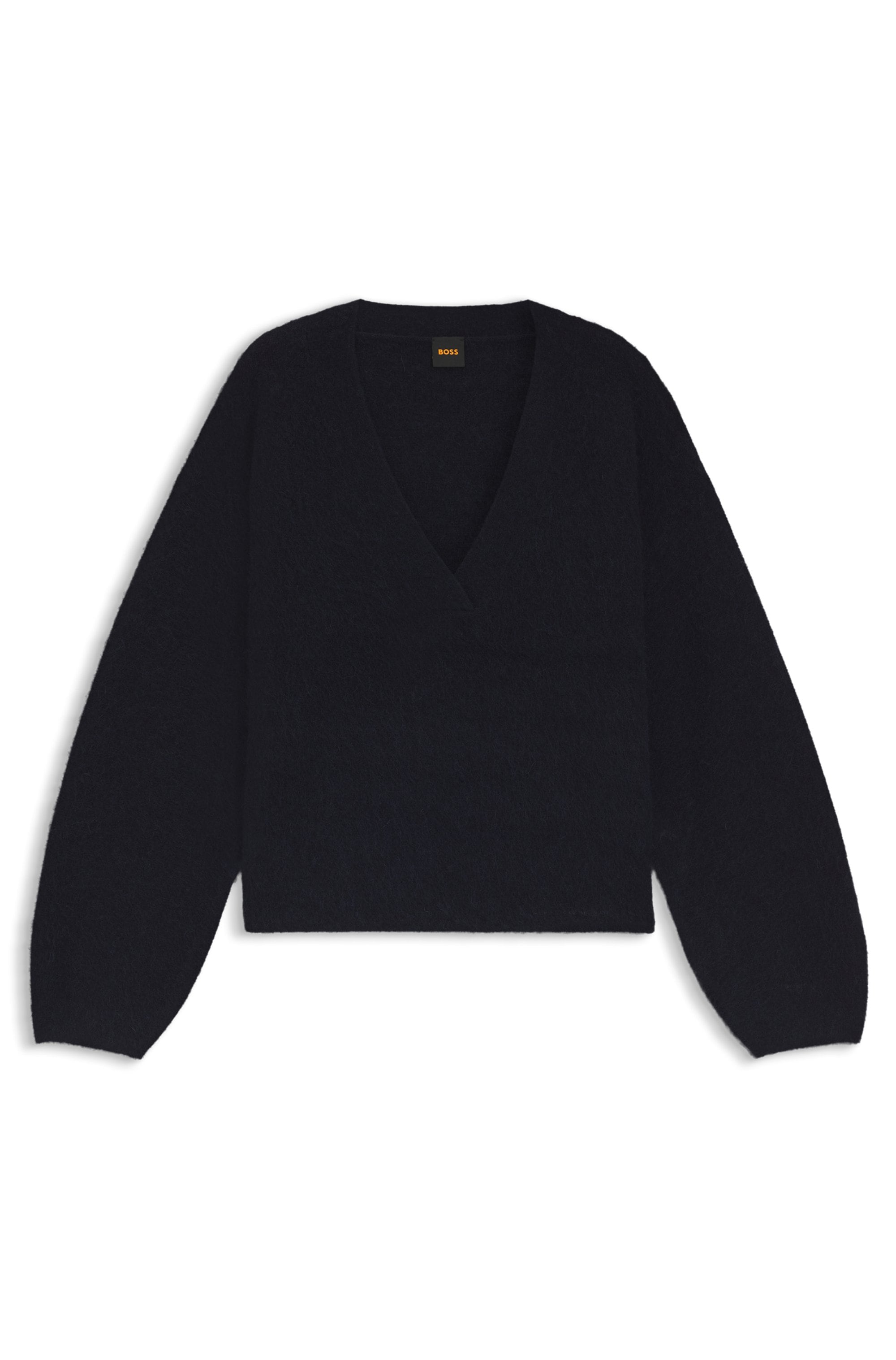 BOSS ORANGE Pull en tricot »Fiti Premium Damenmode« mit V-Ausschnitt