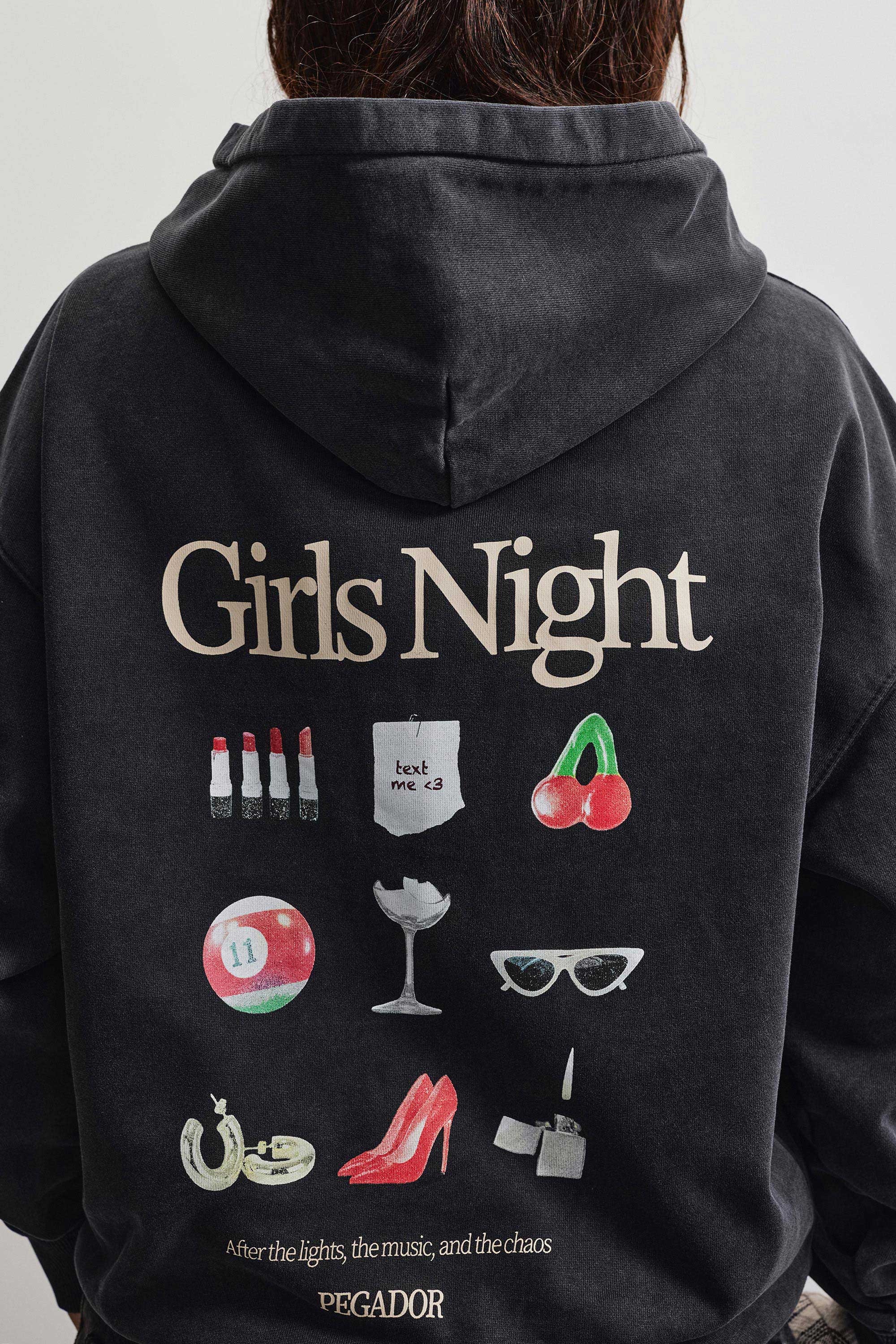 PEGADOR Sweat à capuche »ASTI OVERSIZED HOODIE«, mélange de coton, oversize
