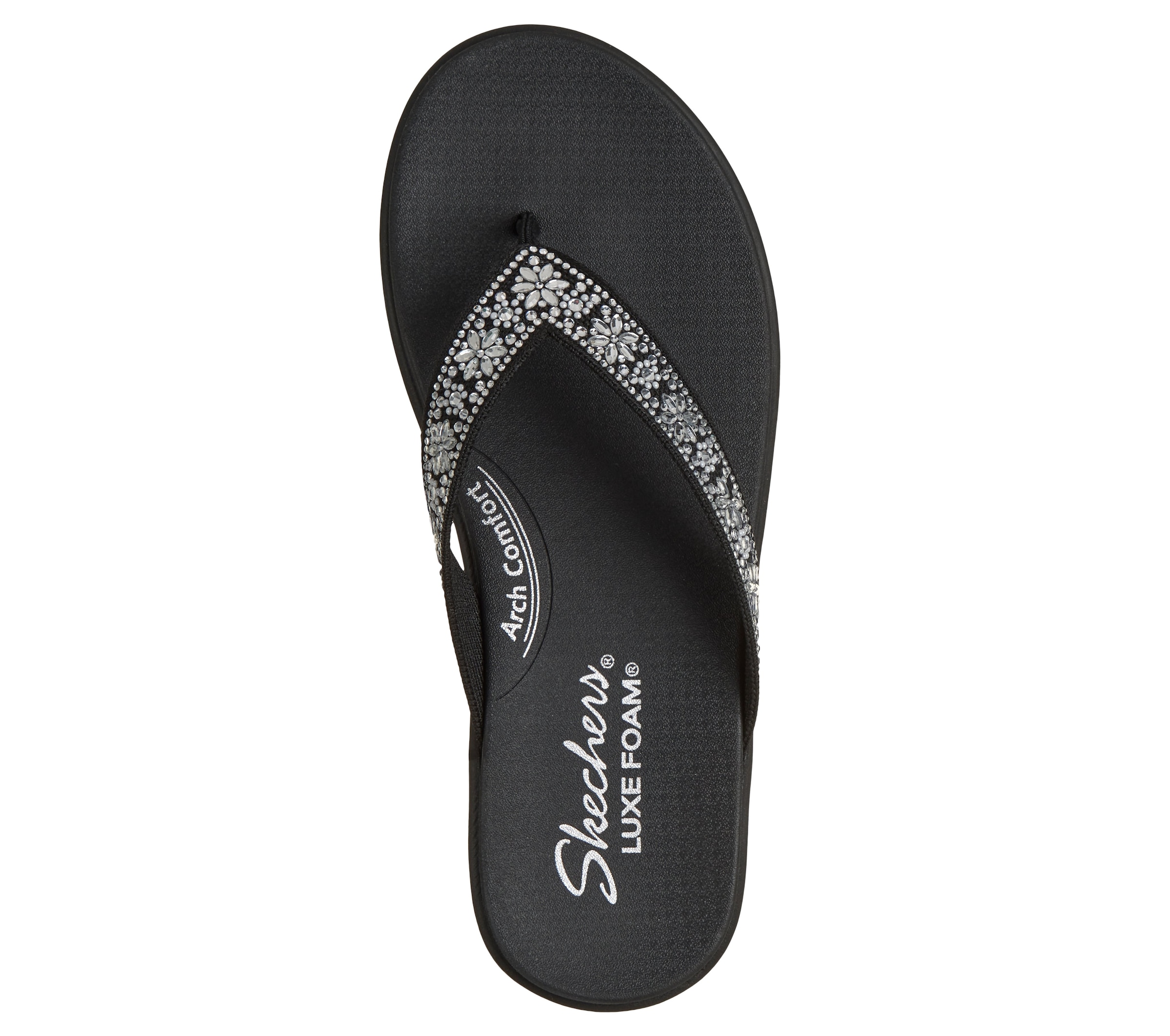 Skechers Séparateur d'orteils »MEDITATION LUXE«  Chaussure d'été, de plage, de vacances avec pierres scintillantes