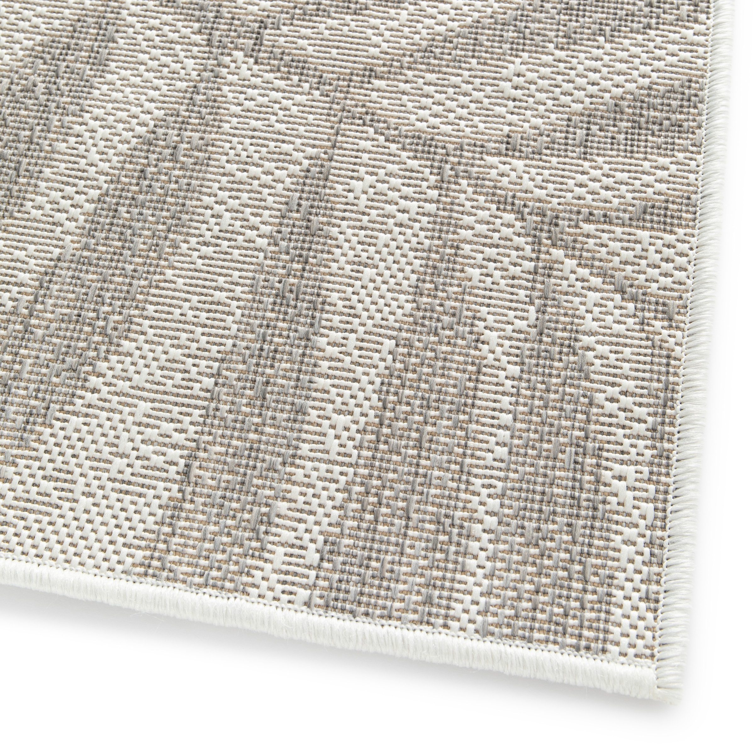 Primaflor-Ideen in Textil Teppich »Outdoorteppich RENEW - Leaves« rechteckig 4 mm Höhe Flachgewebe, Blätter, In- und Outdoor geeignet, Balkon & Terrasse