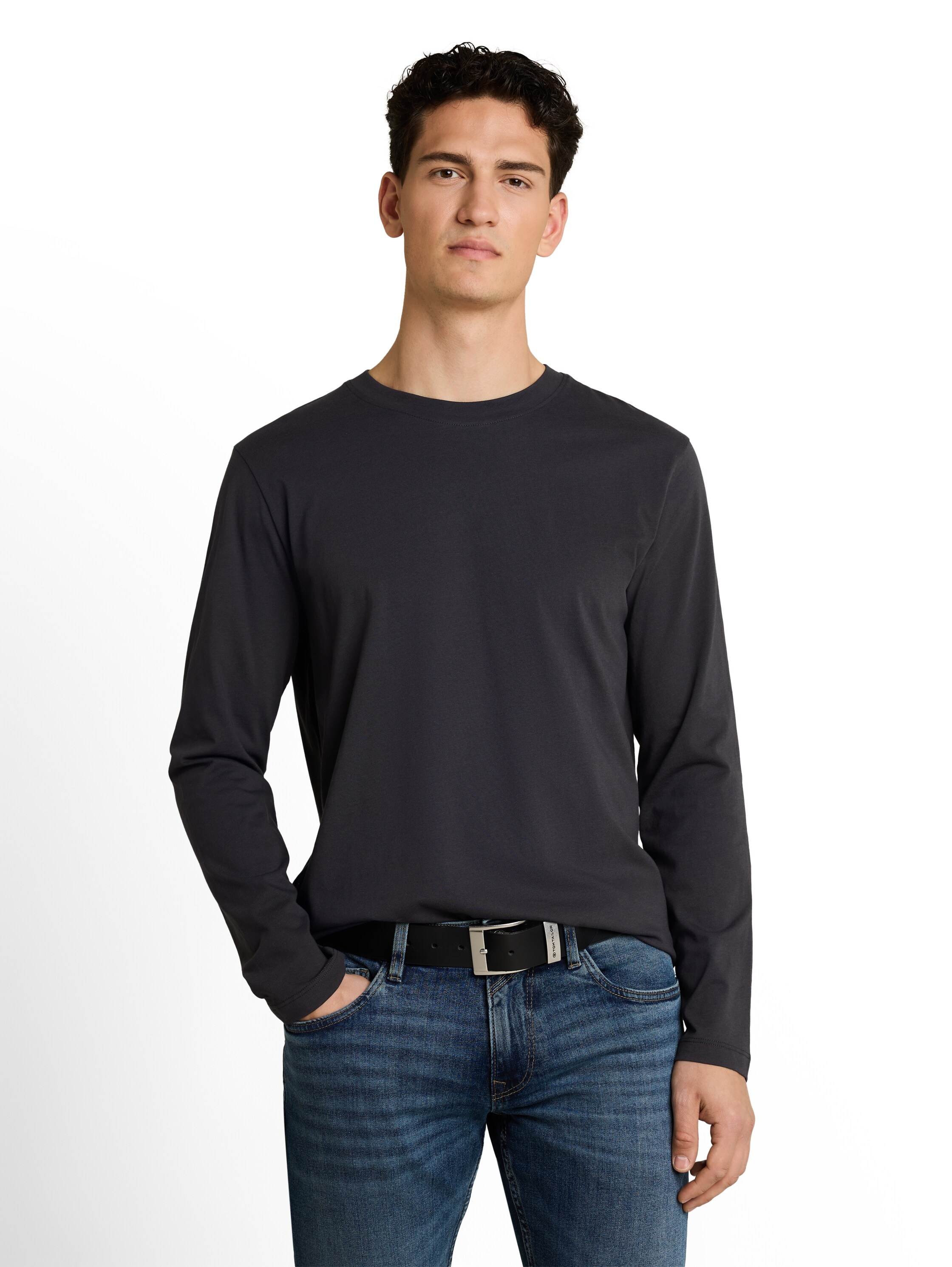 TOM TAILOR Denim Shirt à col rond