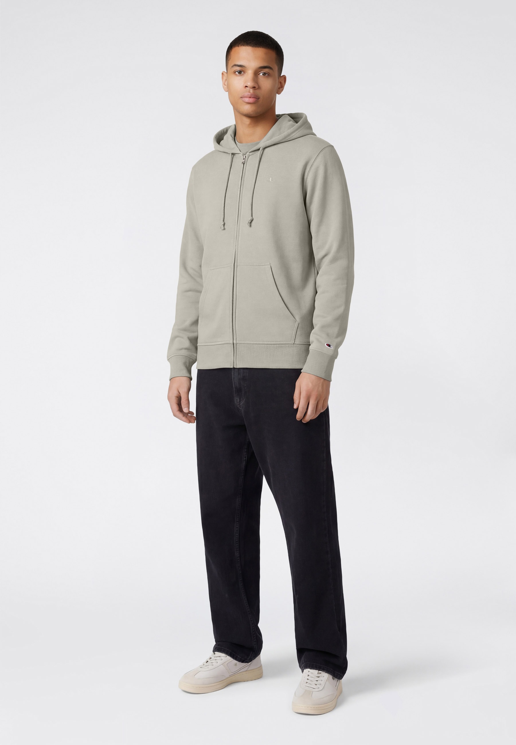 Champion Sweat à capuche »ICONS TONAL Terry Full Zip Hoodie« mit Kapuze, für sportliche Aktivitäten und Freizeit