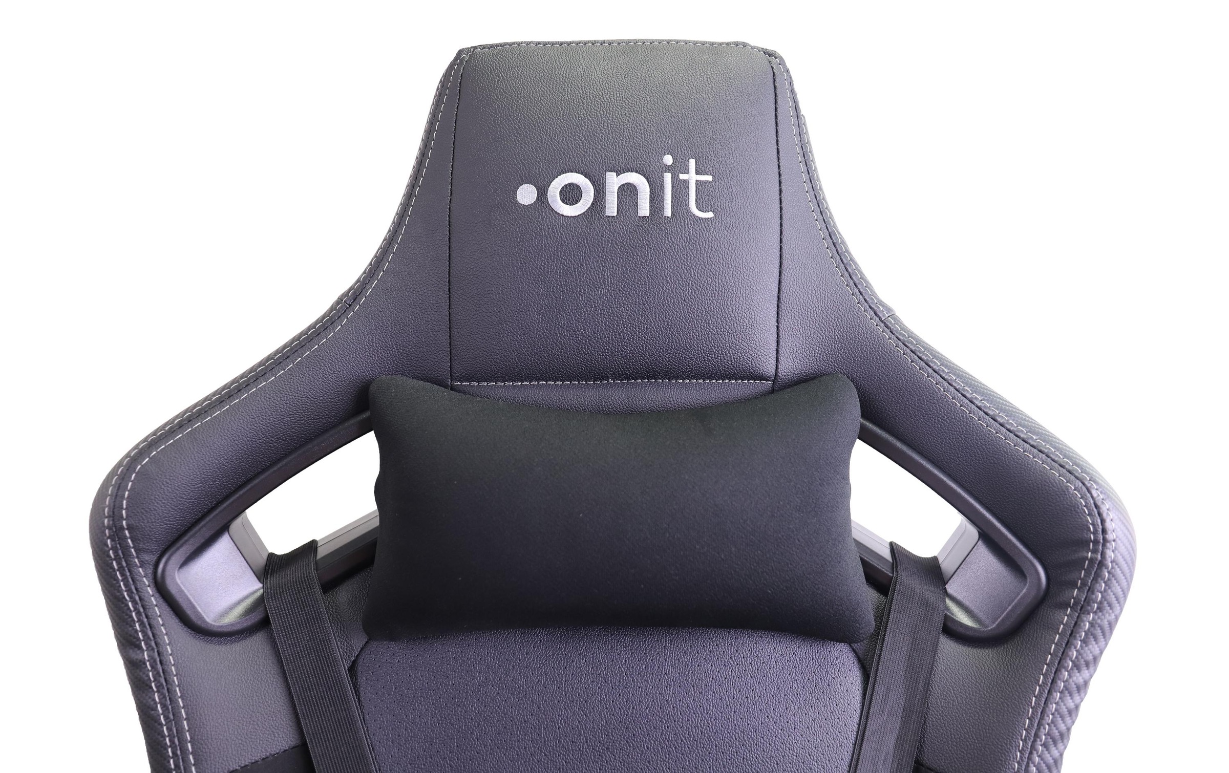 onit Gaming-Stuhl »Premium Schwarz/Grau«