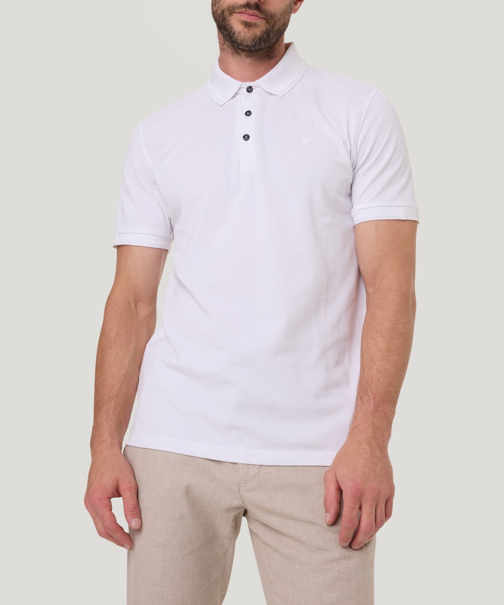 Pioneer Authentic Jeans Poloshirt, mit Logostickerei