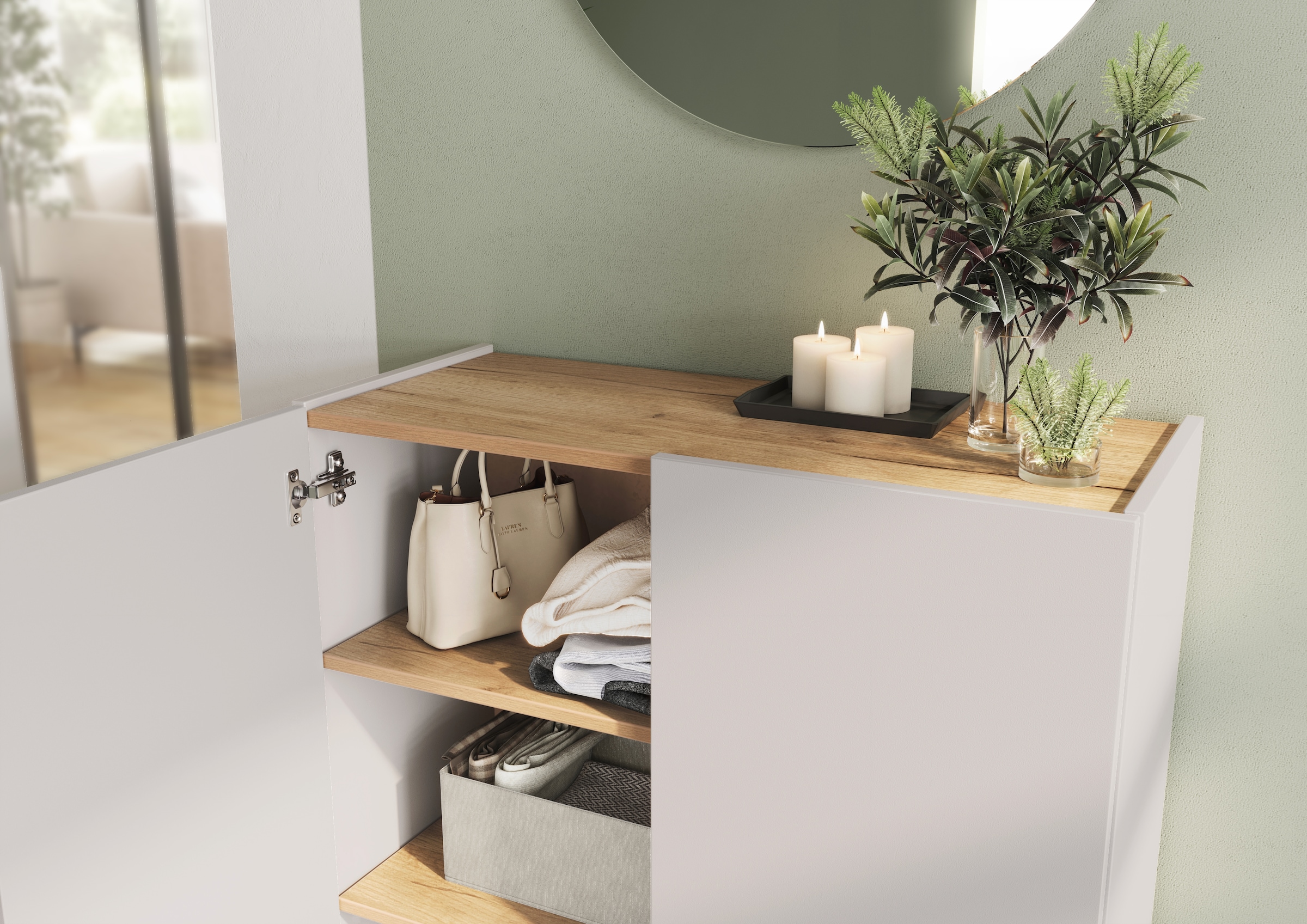 GERMANIA Armoire à chaussures »Alviano« 1 cuis tlg. Platz für bis zu 12 Paar Schuhe