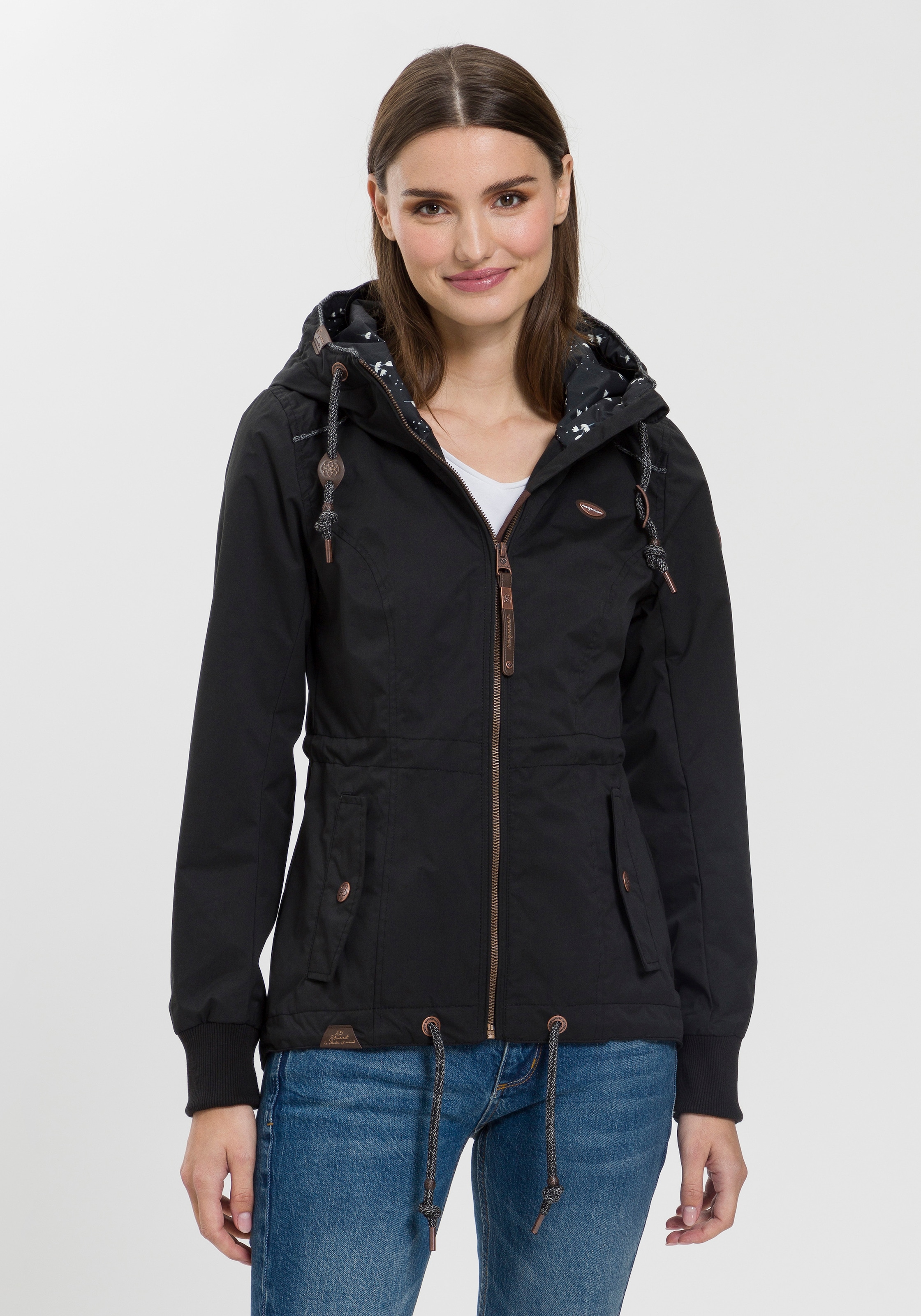 Ragwear Veste d'extérieur »DANKA« mit Kapuze Urban Streetwear- Übergangs-Style mit Kapuze