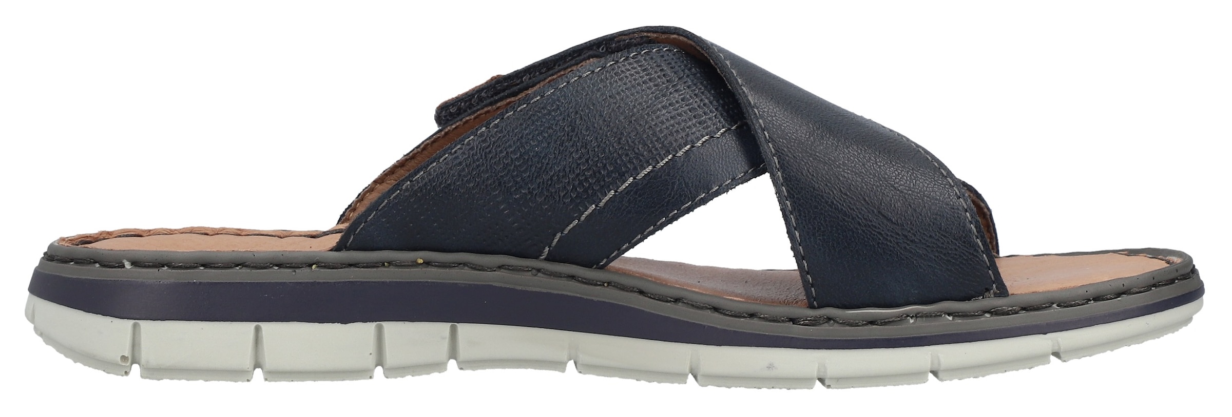 Rieker Pantolette  Sommerschuh, Strandschuh, Urlaubsschuh mit weicher Innensohle
