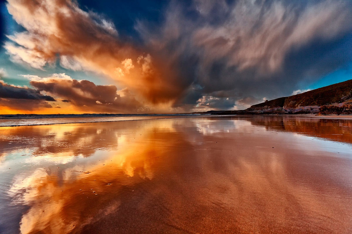 Image of Papermoon Fototapete »Kornische Reflexion«, samtig, Vliestapete, hochwertiger Digitaldruck bei Ackermann Versand Schweiz