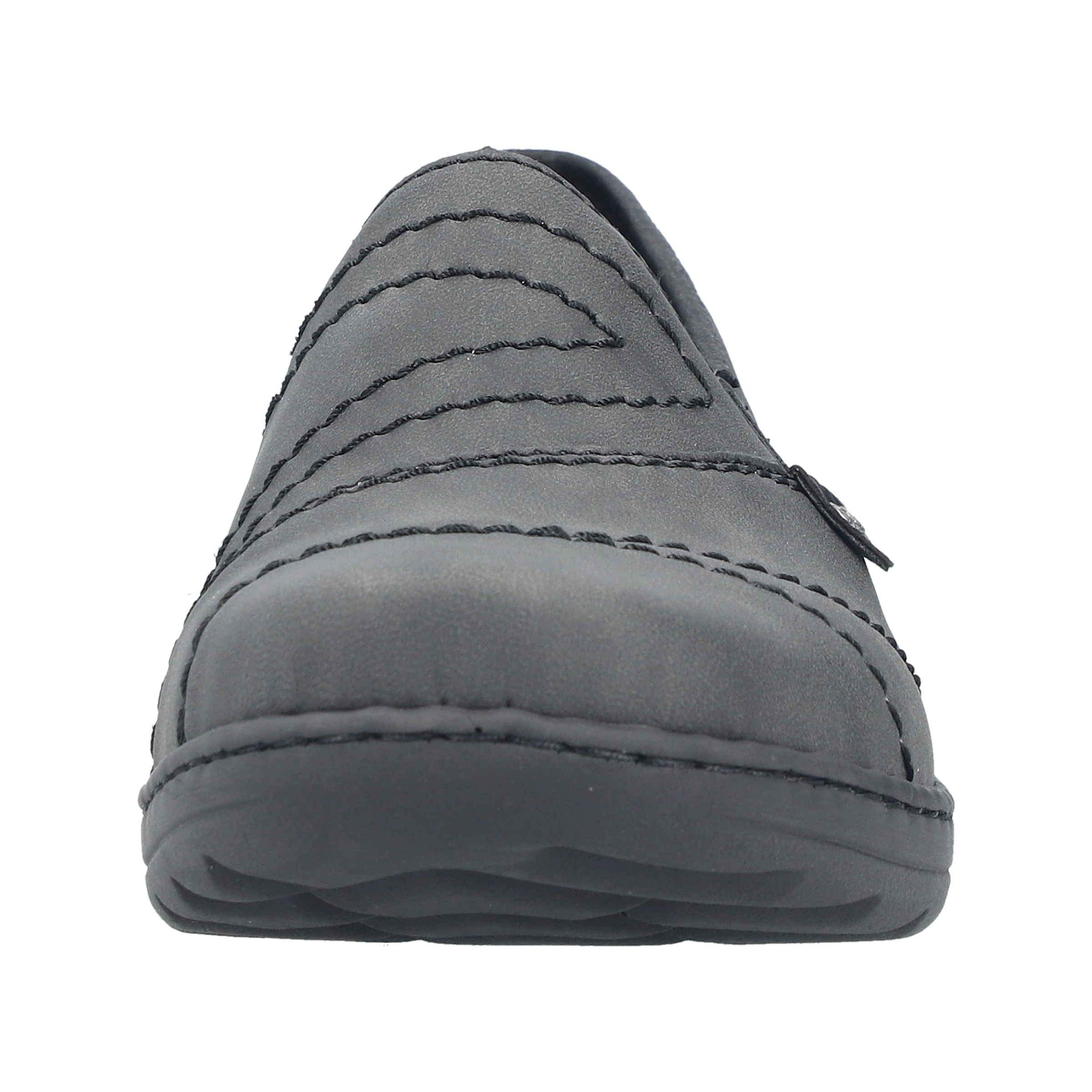 Rieker Slipper  demi-chaussure, chaussure à enfiler avec couture décorative et élastique