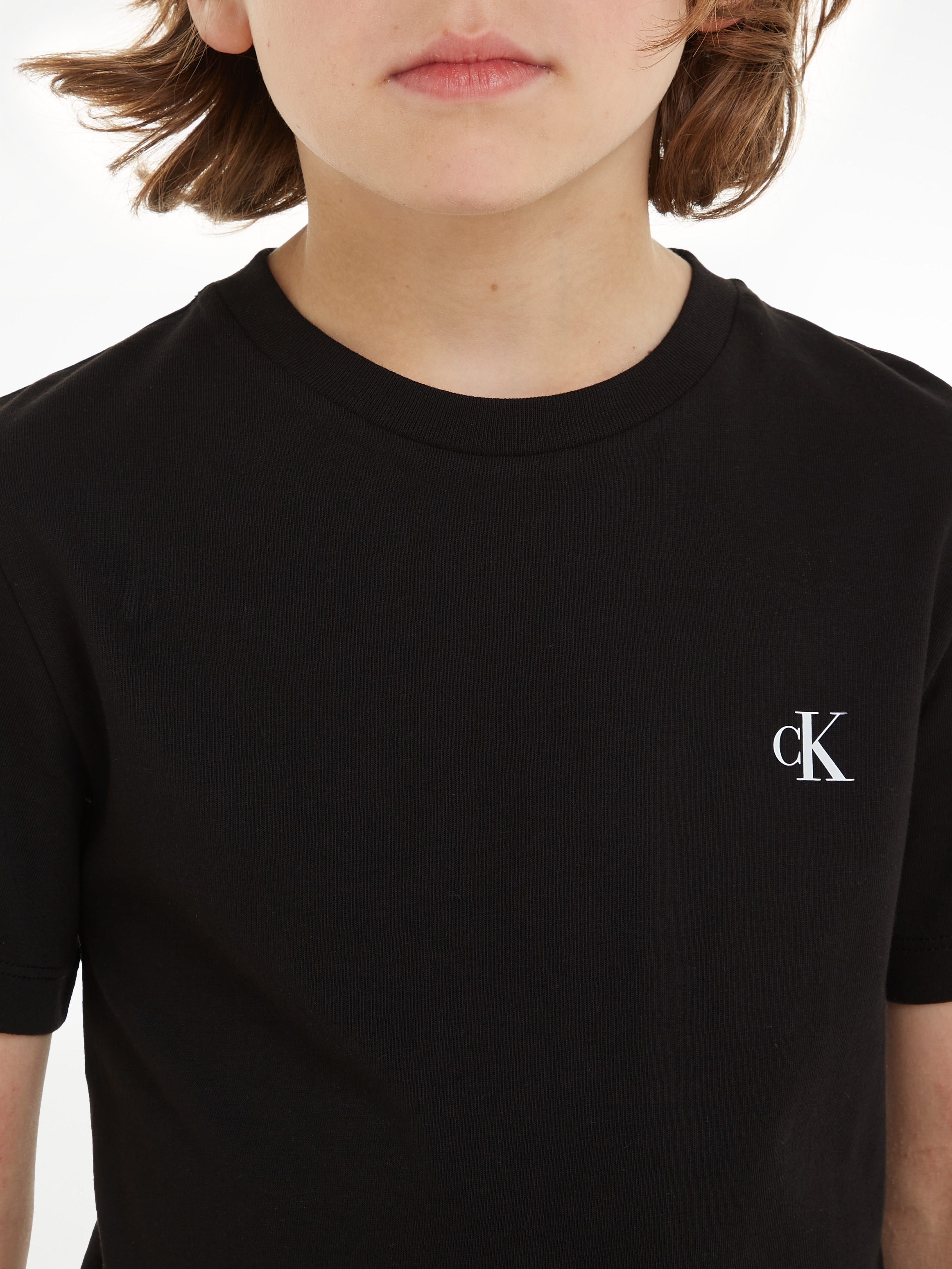 ♕ Calvin Klein Jeans T-Shirt auf versandkostenfrei TOP«, Logodruck mit MONOGRAM »2-PACK