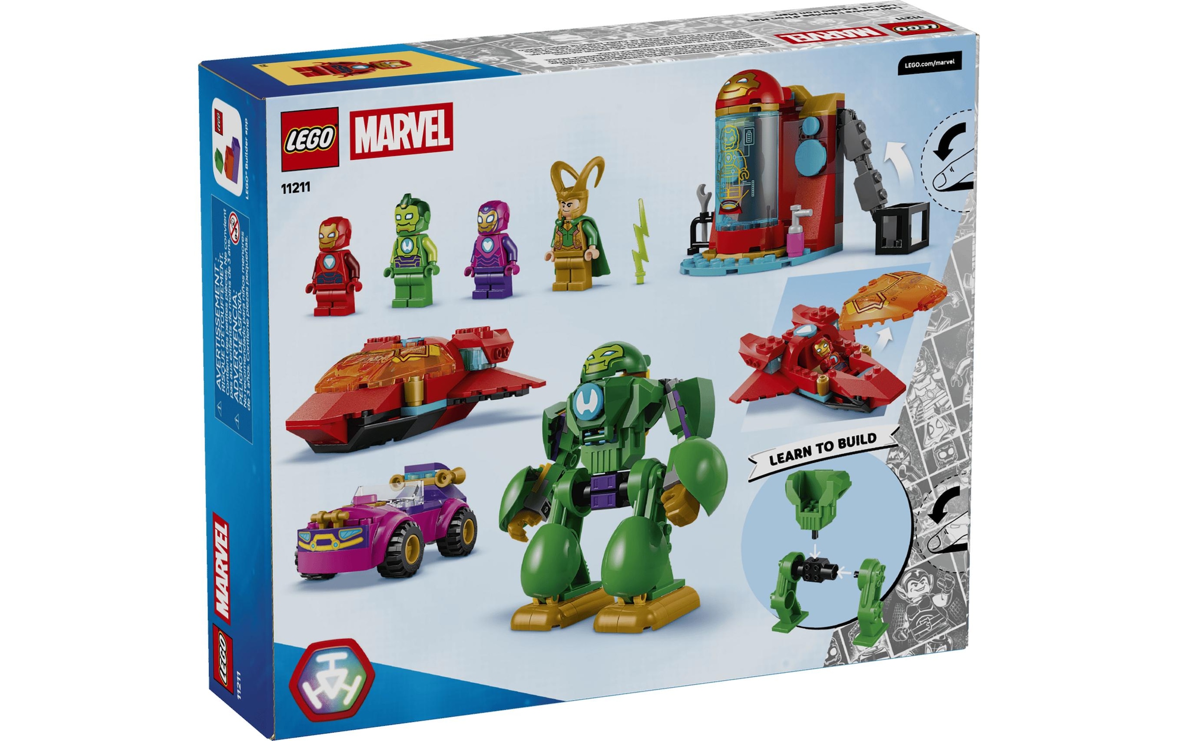 LEGO® Konstruktionsspielsteine »Loki vs. Team Iron Man (11211), LEGO Disney Junior Marvel« Made in Europe