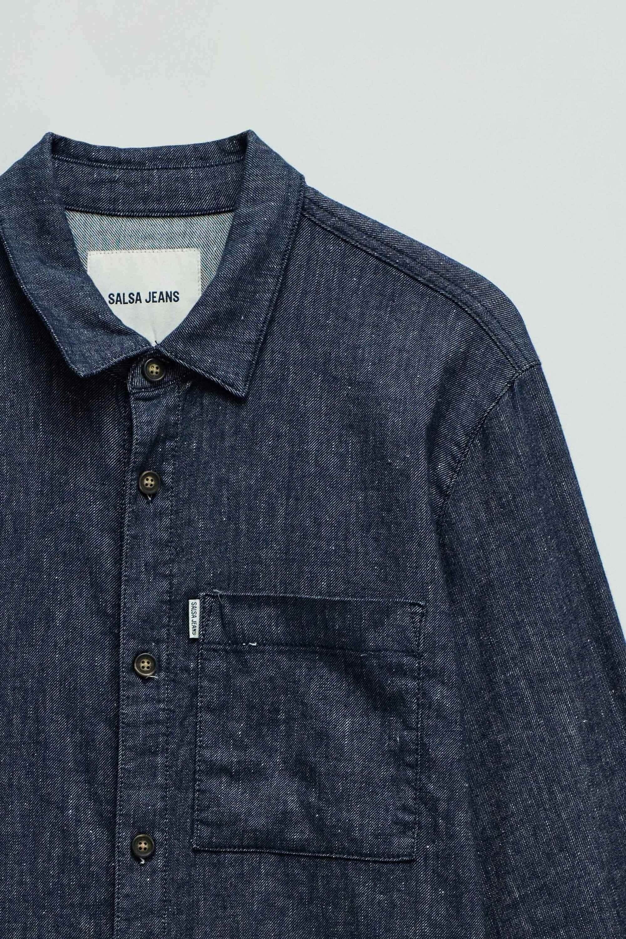 Salsa Leinenhemd »Salsa Jeans Leinenhemd Indigo Linen«