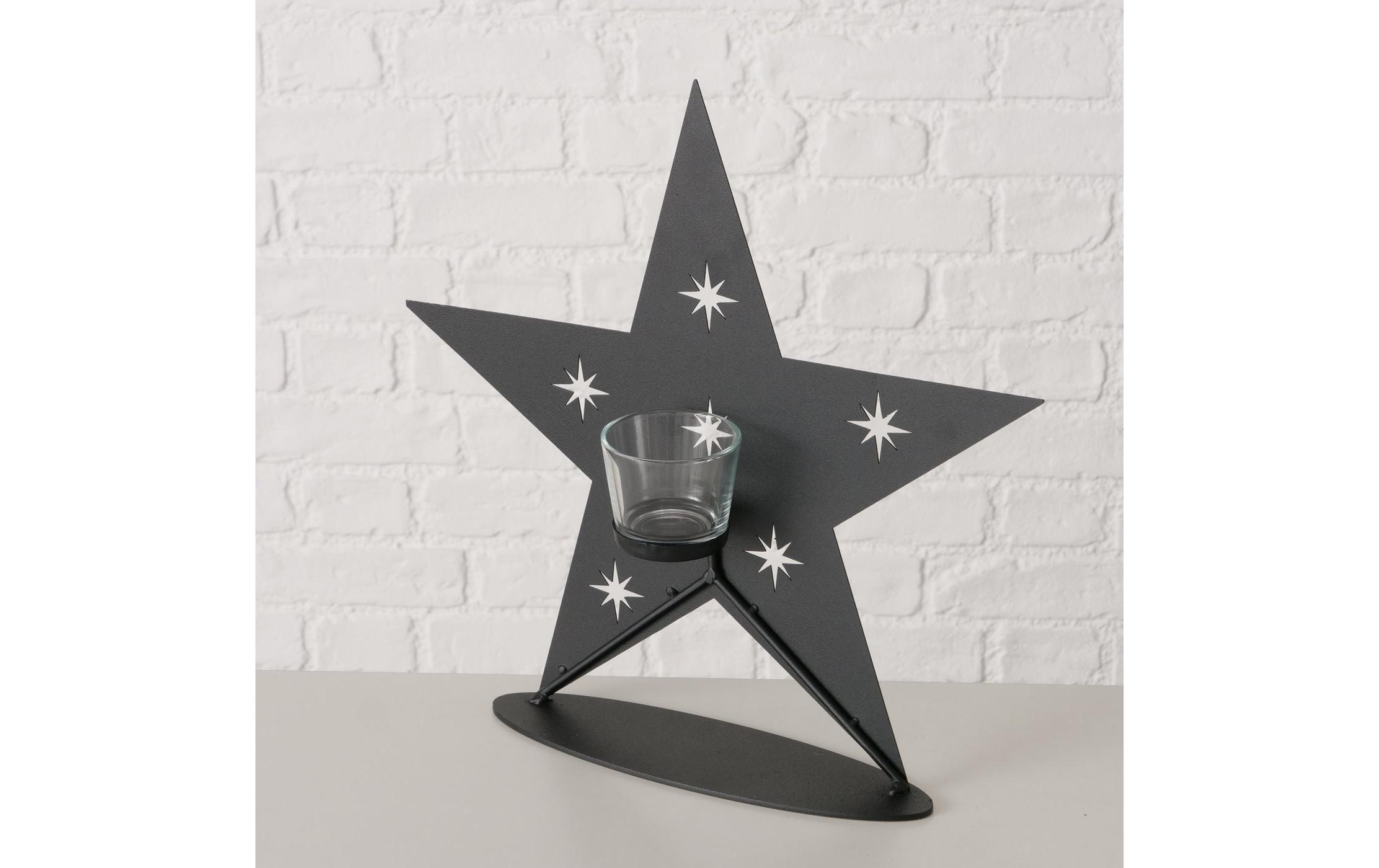 BOLTZE Weihnachtsfigur »Waldan Metall, 37 x 36 cm«