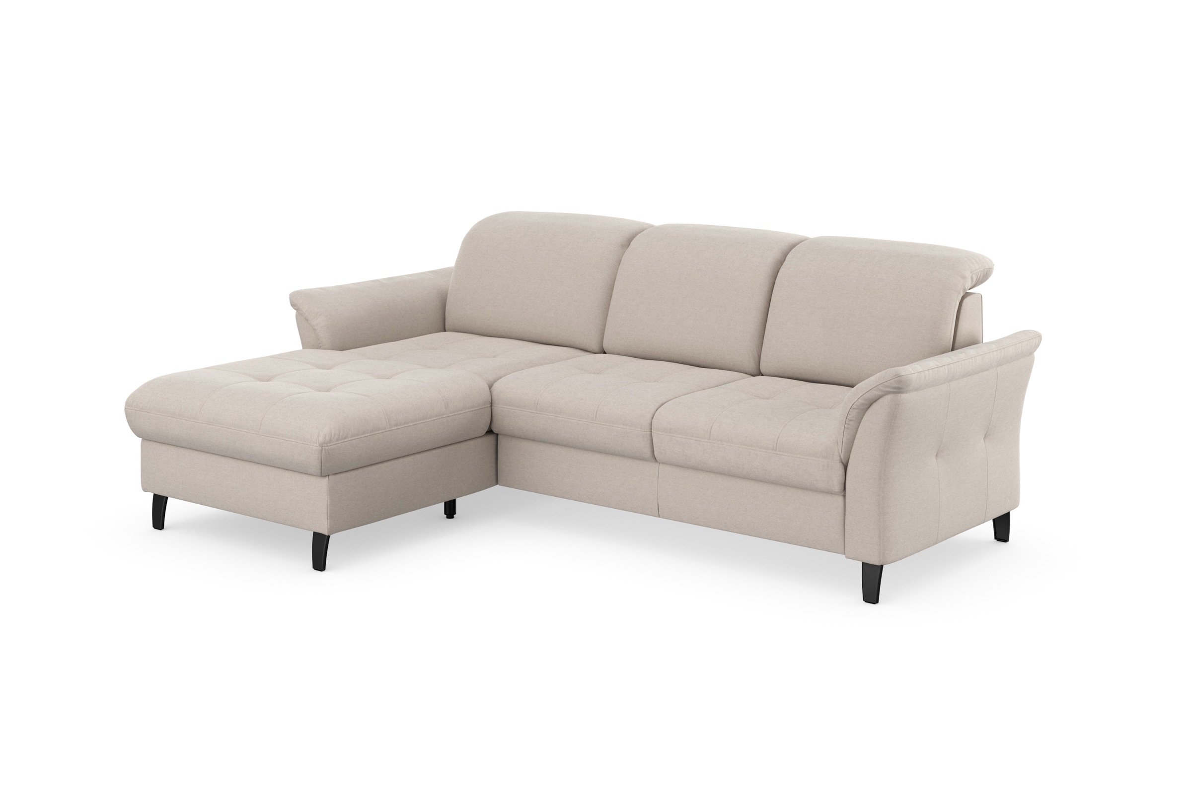 sit&more Ecksofa »Maggiore L-Form«, wahlweise mit Kopfteilverstellung, Bettfunktion und Bettkasten