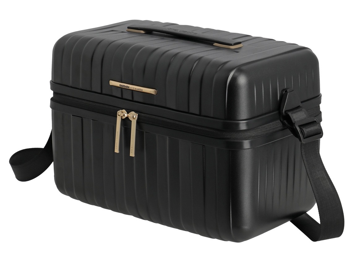 travelite Trousse de beauté »BARBARA NOVELTY Kosmetikkoffer« avec manche pour trolley et système d'organisation flexible