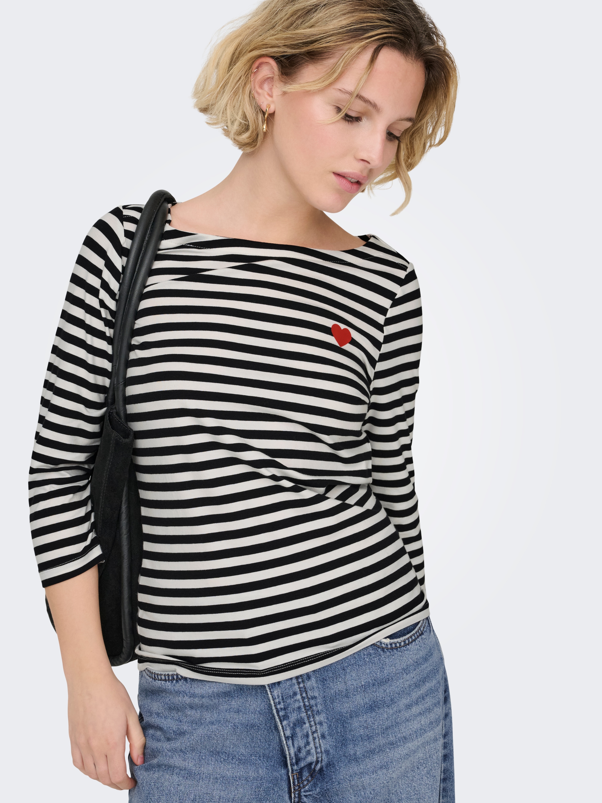 ONLY 3/4-Arm-Shirt »ONLFIFI LIFE 3/4 PRINTED TOP CS JRS«