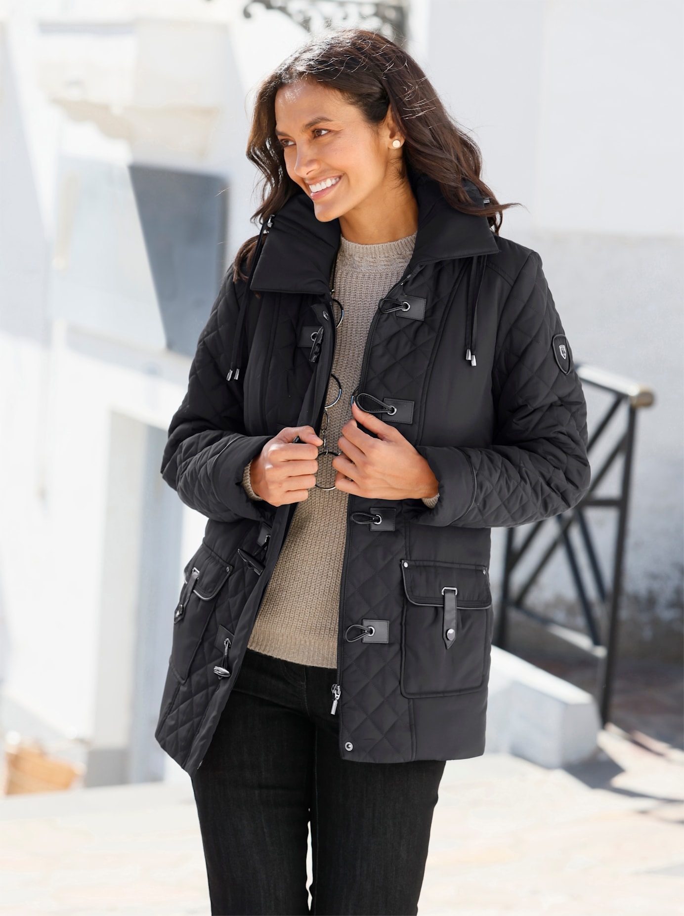 Casual Looks Steppjacke ohne Kapuze