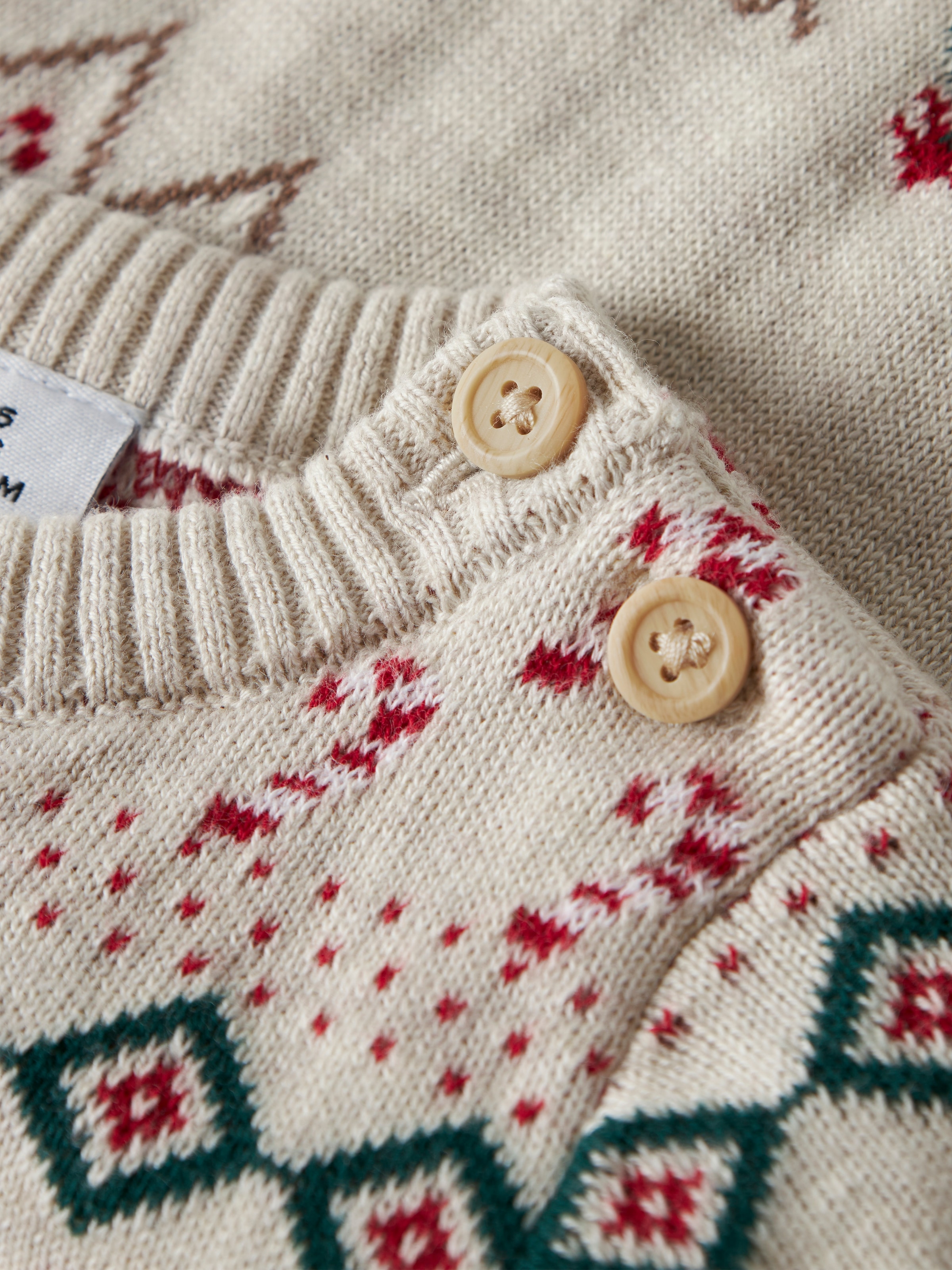 Name It Weihnachtspullover »NBNRALKO LS KNIT« Weihnachten, Baumwolle, regular fit
