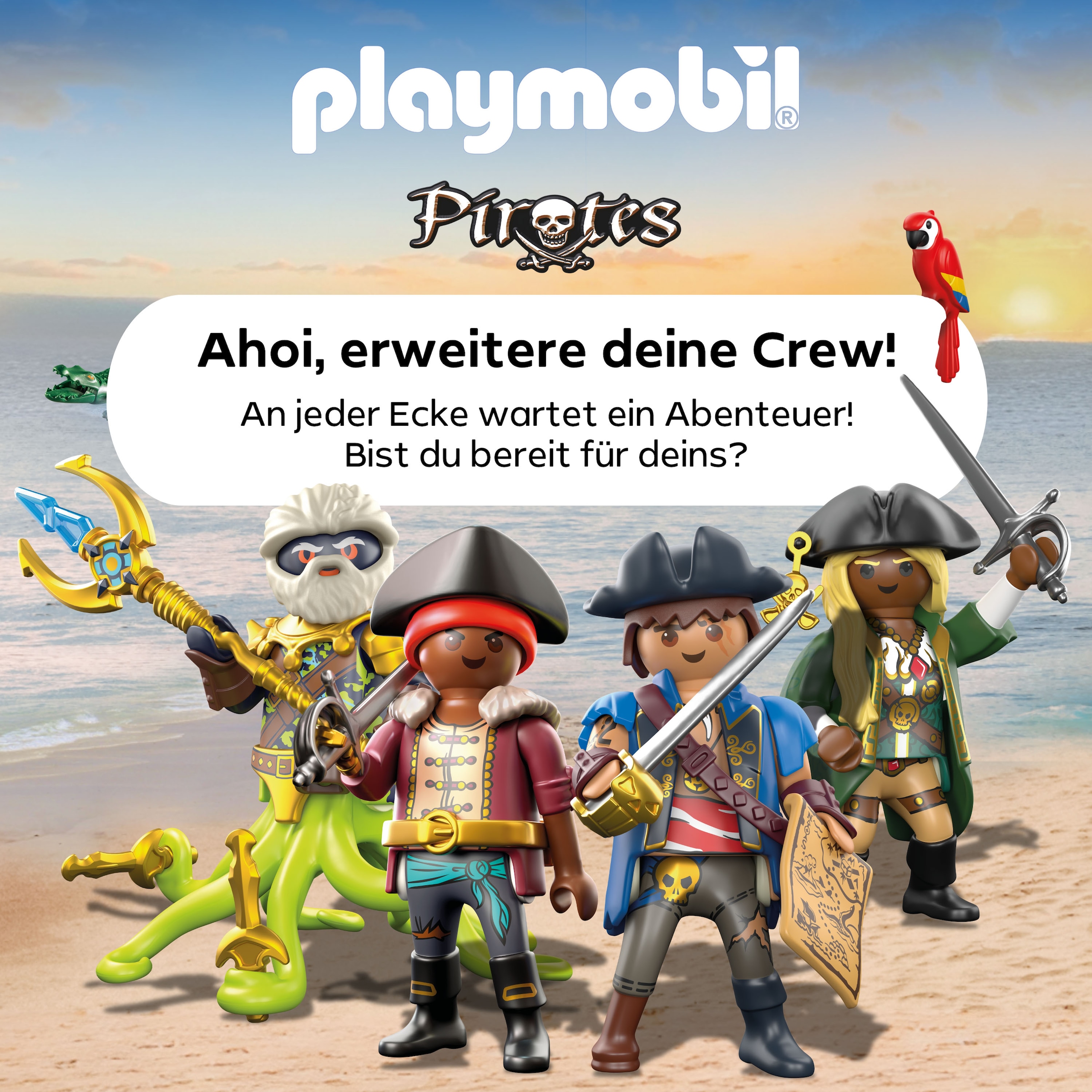 Playmobil® Jeu de construction »Schatzbergung auf Piratenfloss (71794), Playmobil Pirates«