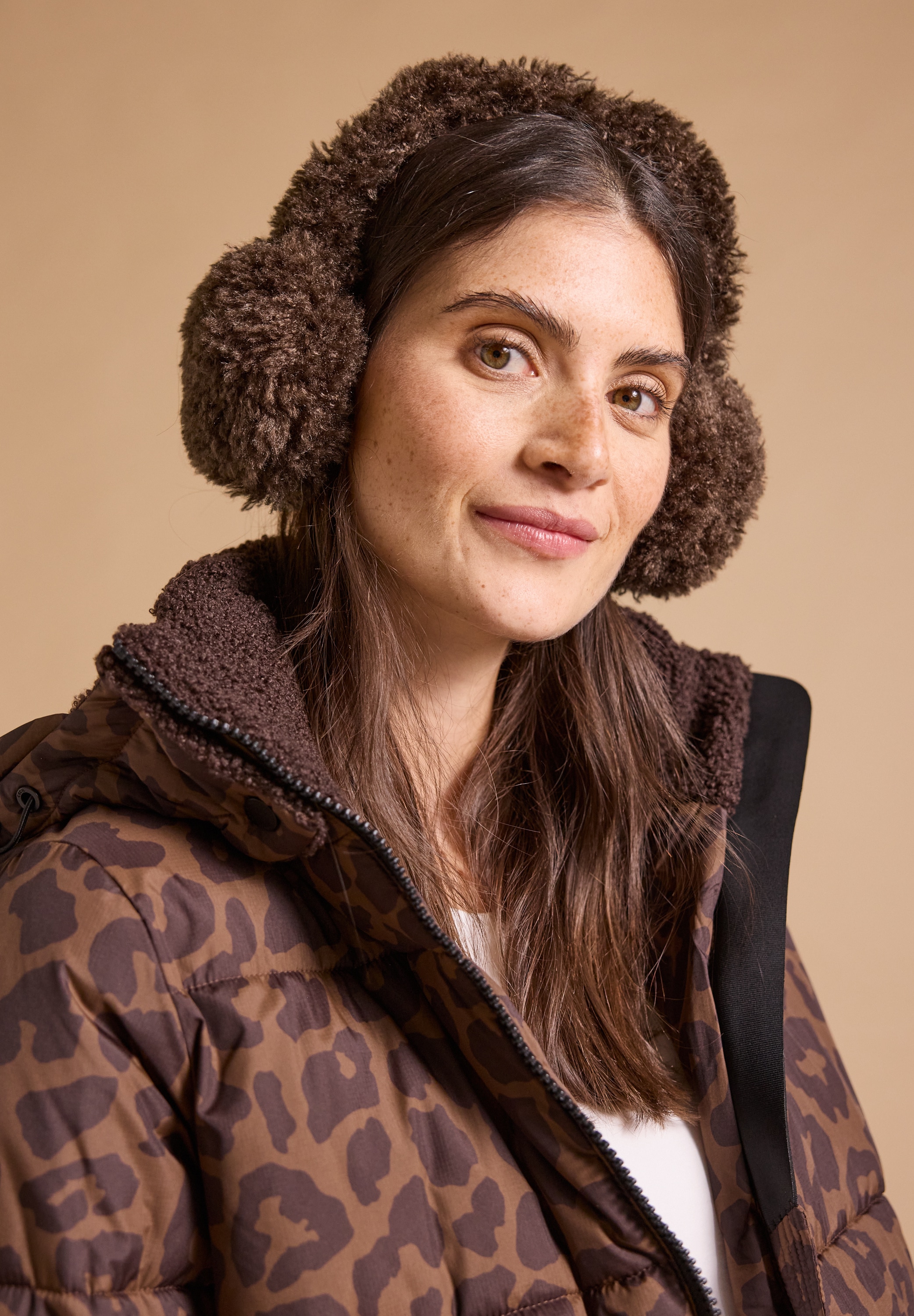 Cecil Cache-oreilles Chauffe-oreilles en peluche Teddy moelleux