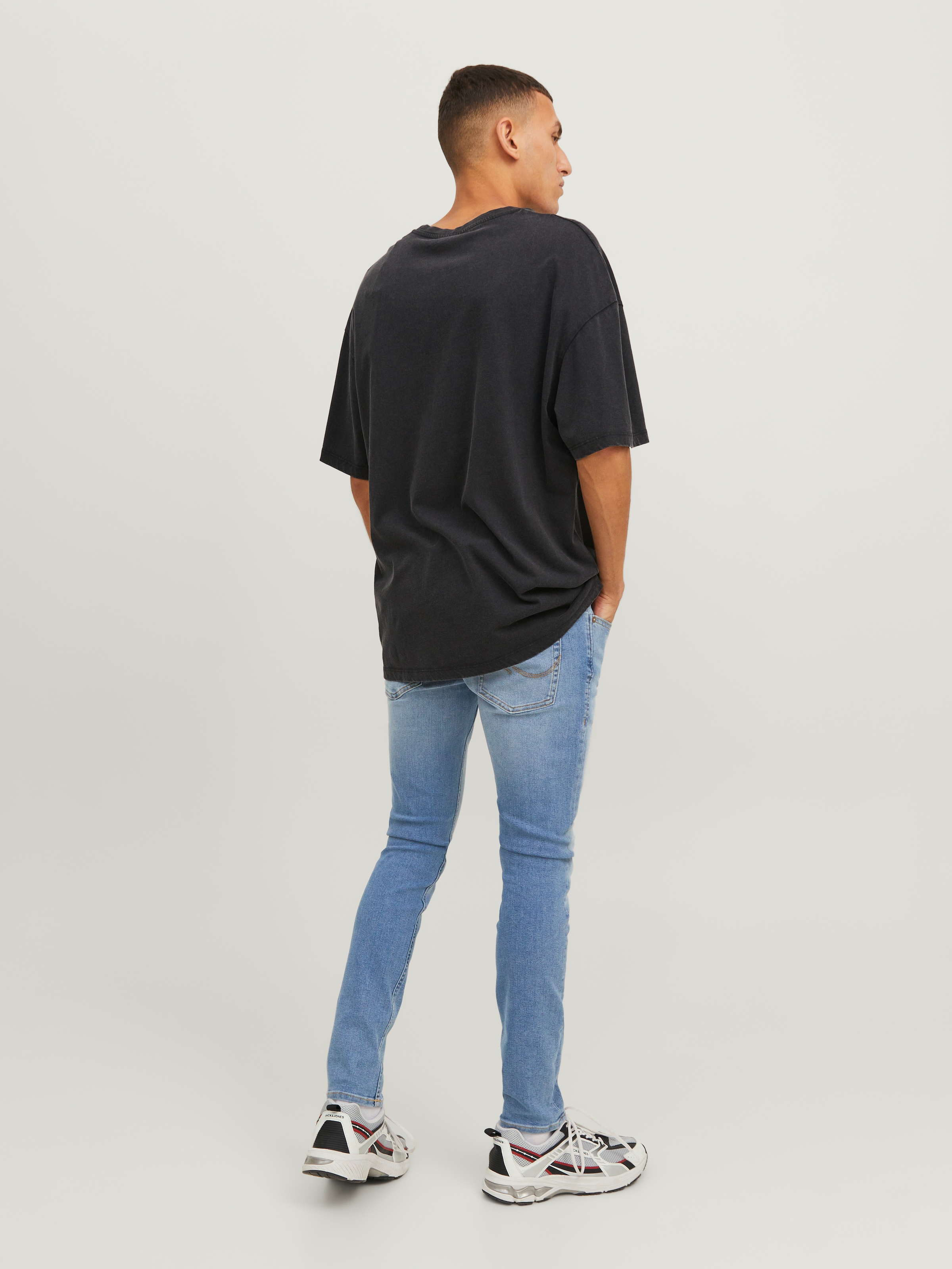 Jack & Jones Skinny-fit-Jeans »JJILIAM  Skinny Jeans mit Used-Waschung für schlanke Silhouette« Abriebeffekte, modisch, skinny fit, Baumwollmischung,
