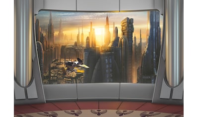 Komar Fototapete »Star Wars Coruscant View«, bedruckt-Comic, ausgezeichnet lichtbeständig kaufen