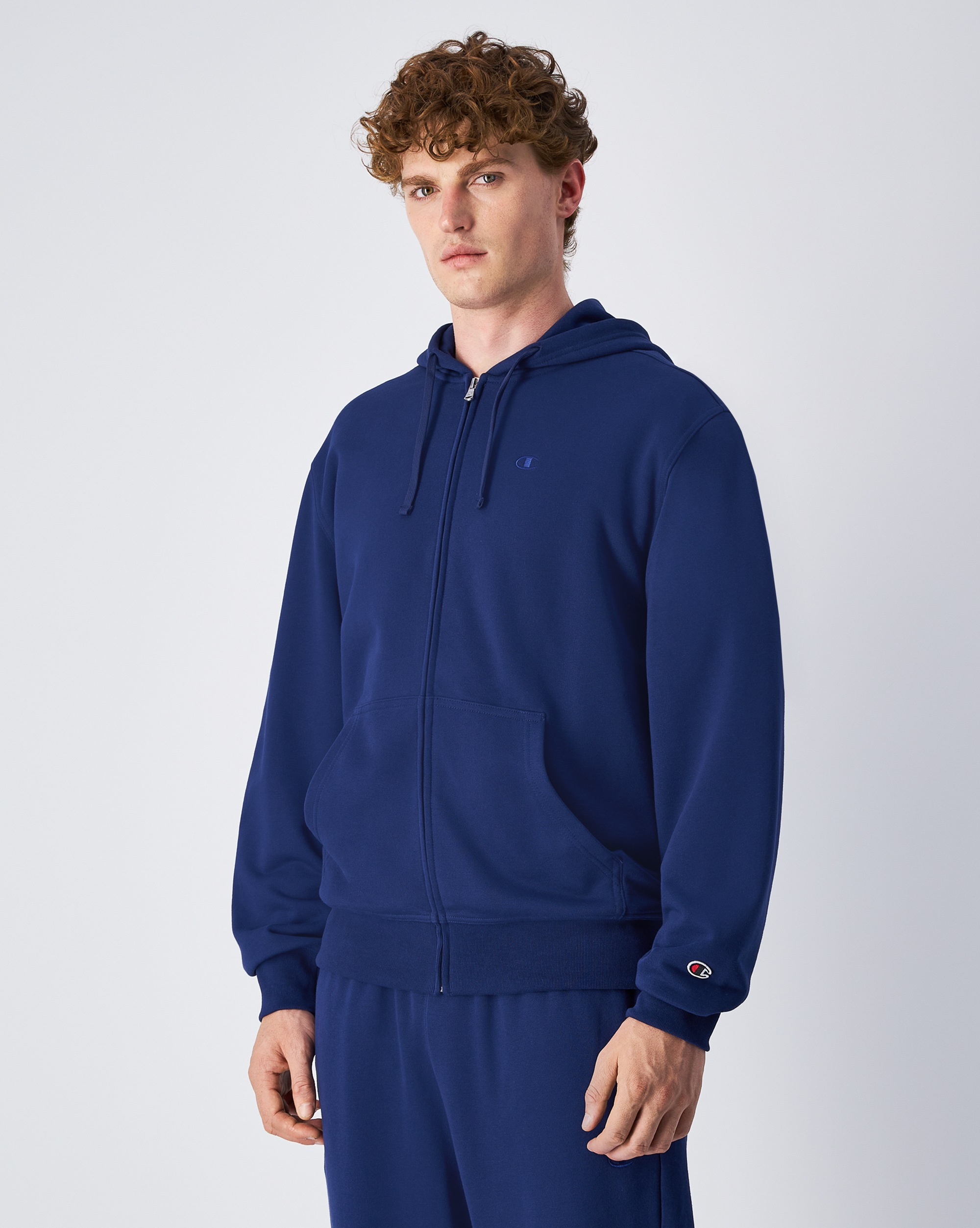 Image of Champion Kapuzensweatjacke "ICONS TONAL Terry Full Zip Hoodie" mit Kapuze, für sportliche Aktivitäten und Freizeit