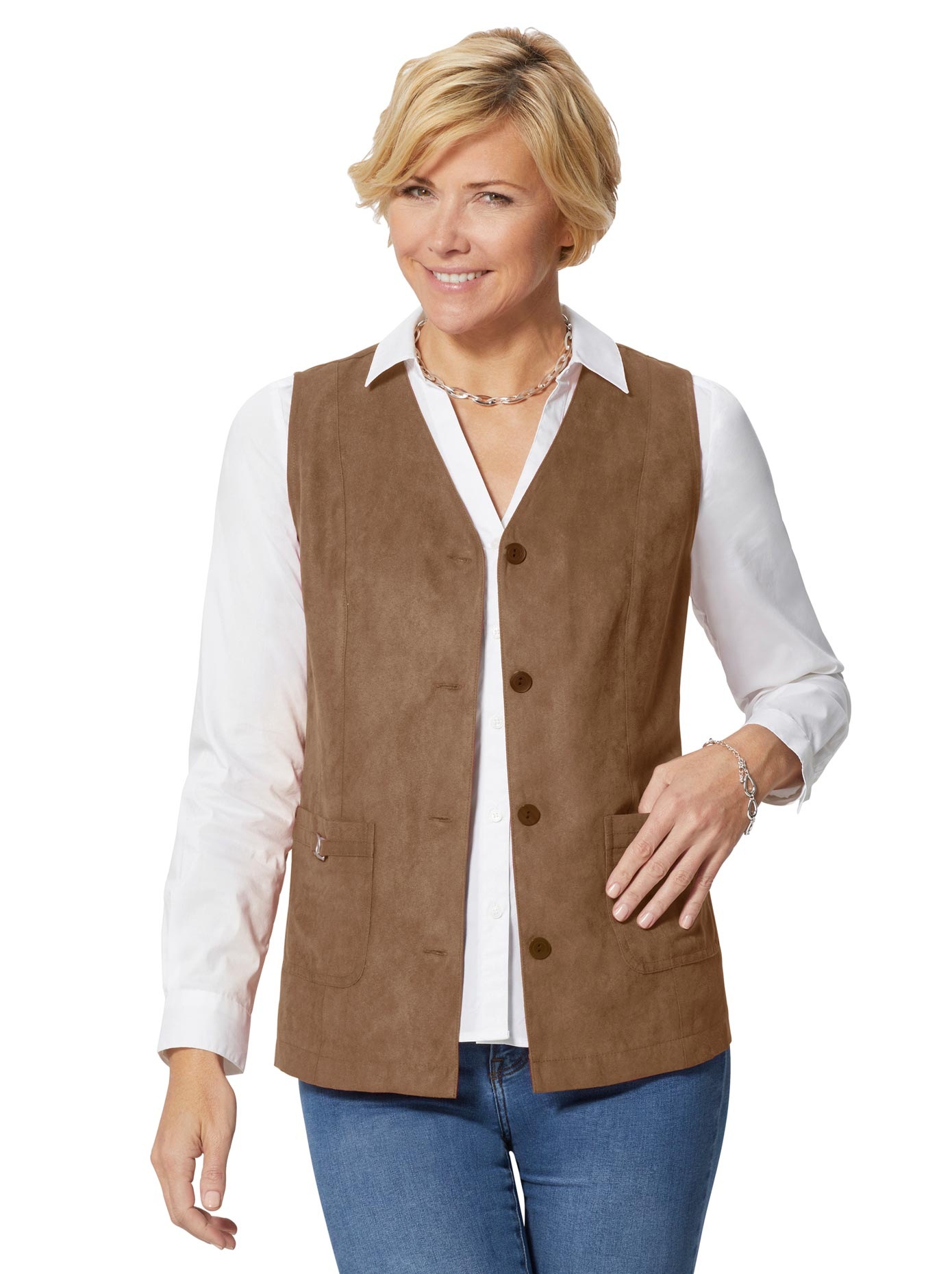 Image of Classic Basics Lederimitatweste bei Ackermann Versand Schweiz