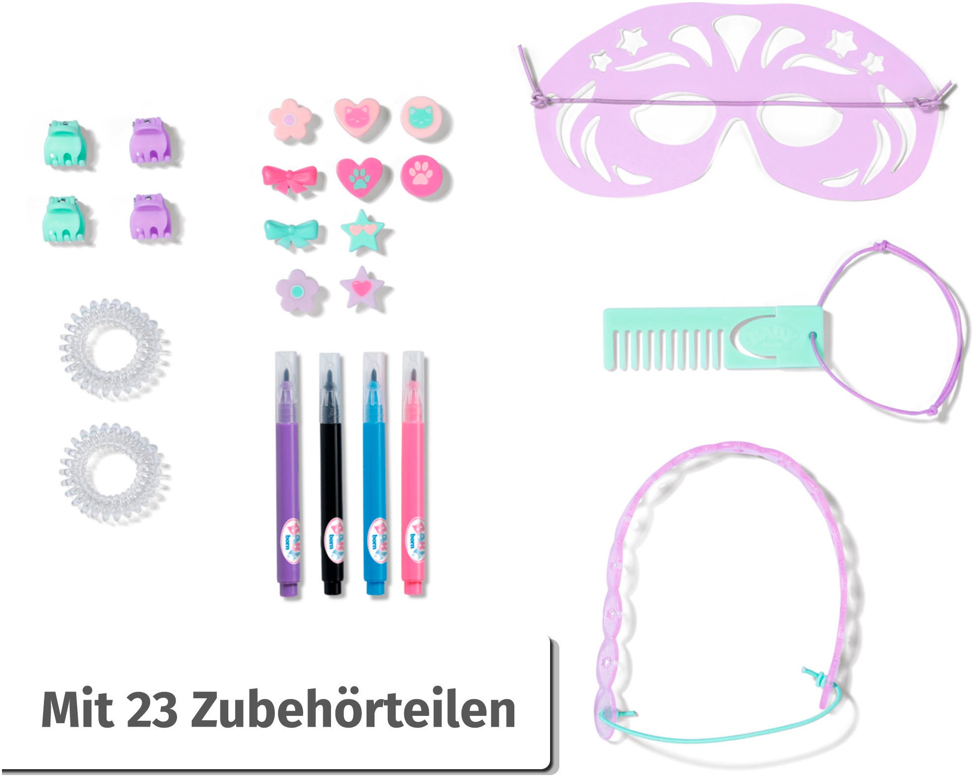 Baby Born Tête à coiffer »Stylingkopf Kreativ« mit Zubehör