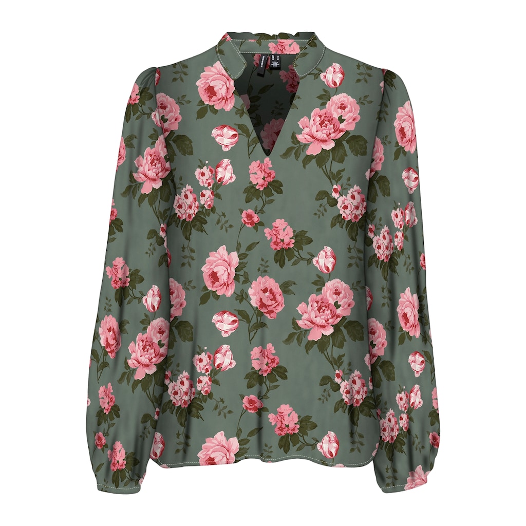 Vero Moda Langarmshirt »VMEASY JOY VOLUME LS TOP WVN GA«