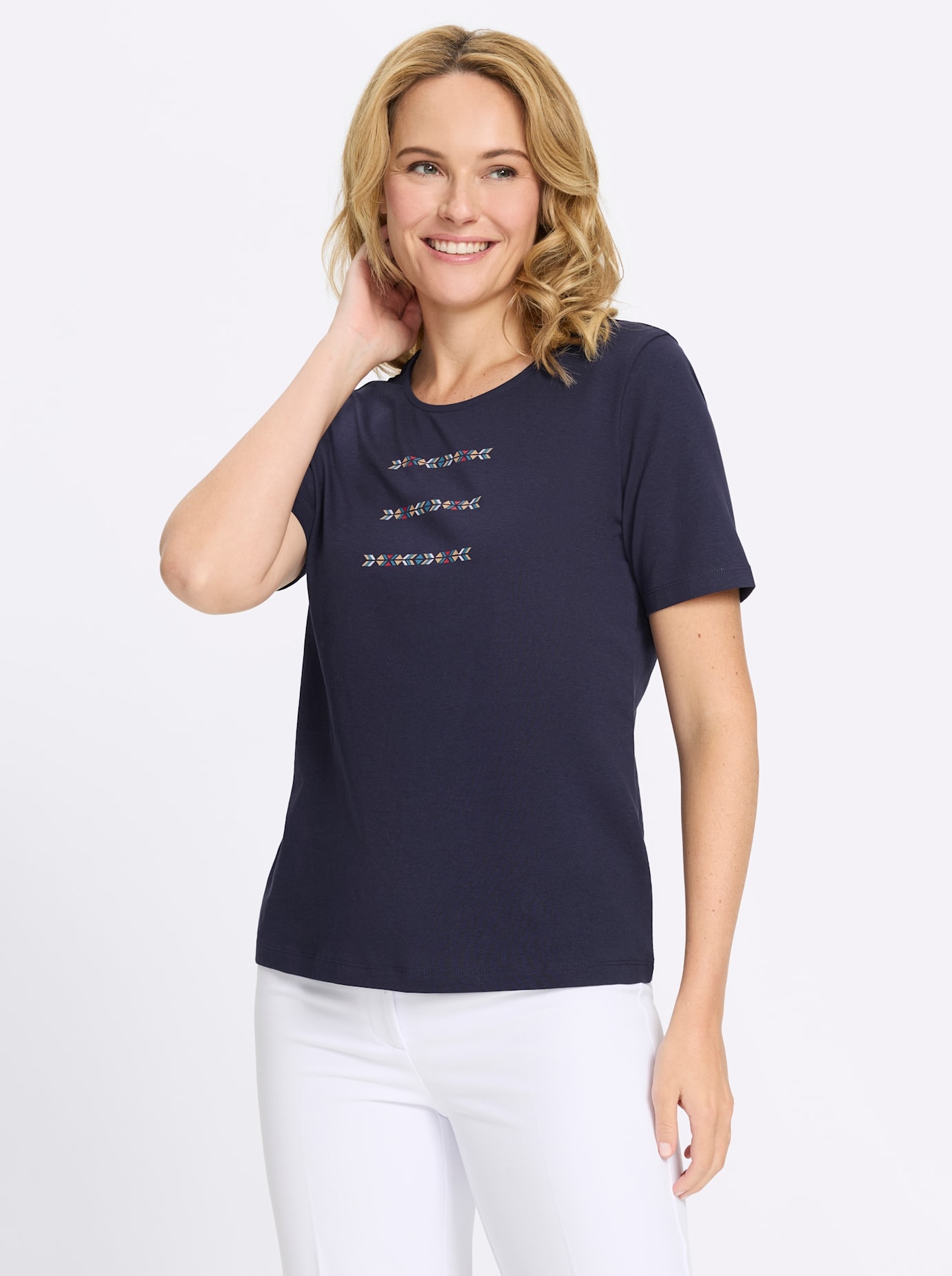 Classic Basics Rundhalsshirt "Kurzarm-Shirt" 1