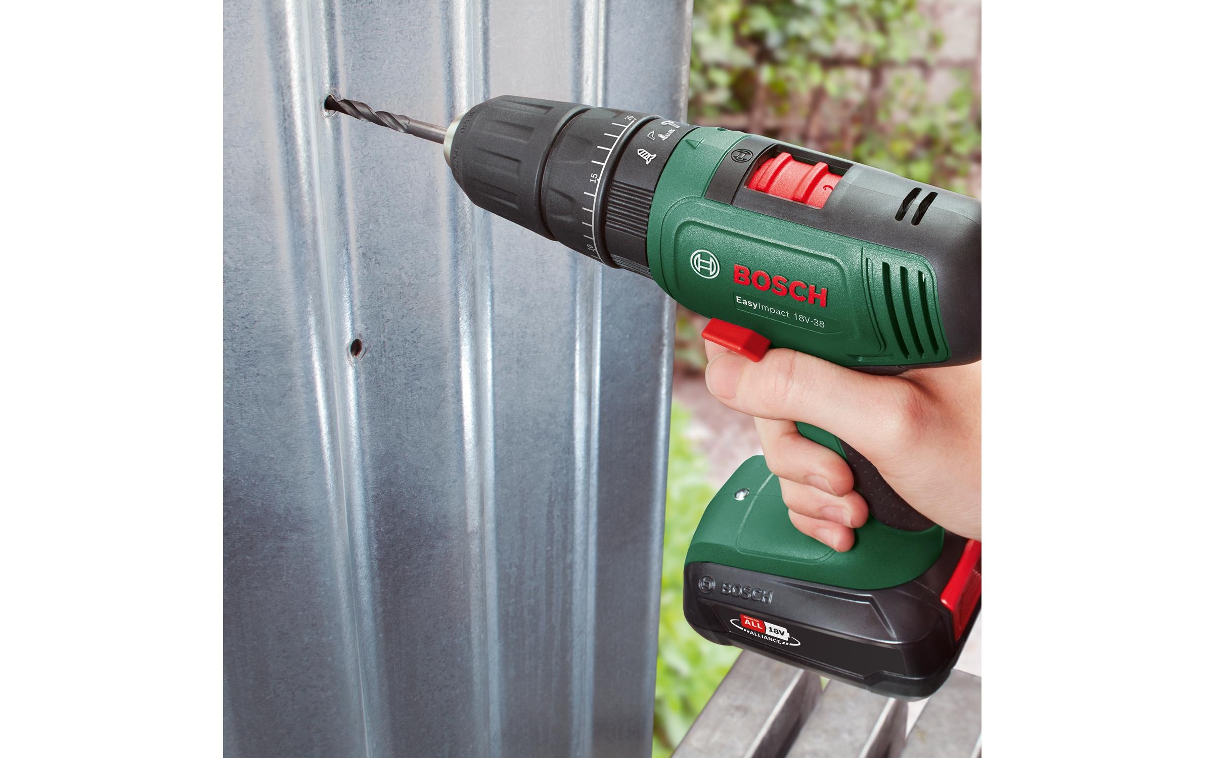 Image of BOSCH Akku-Schlagbohrmaschine "EasyImpact 18 V-38"
