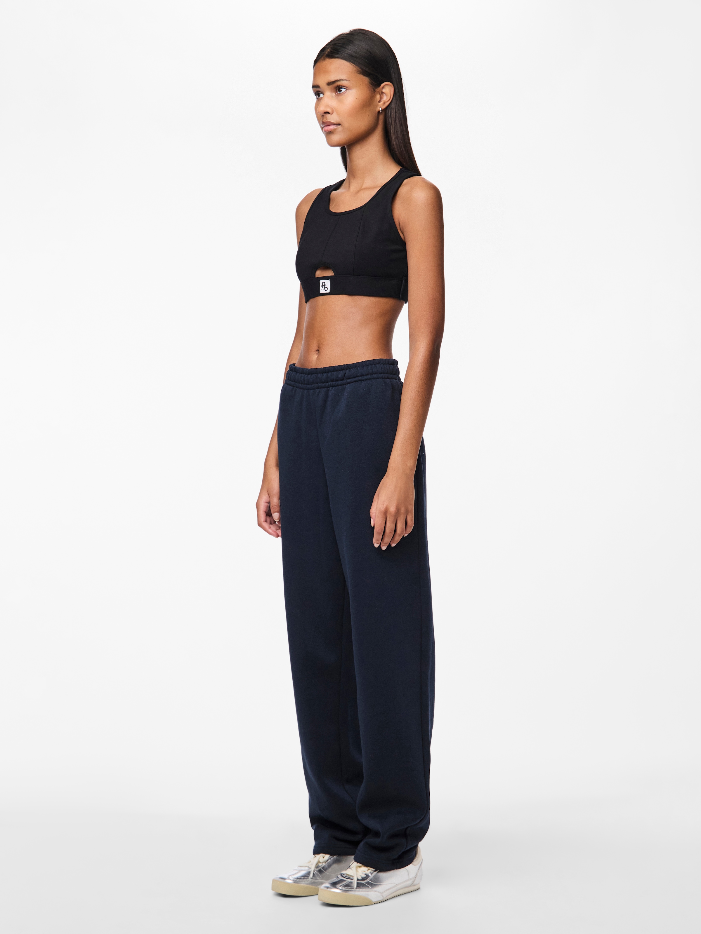 pieces Sweathose »PCCHILLI HW STRAIGHT SWEAT PANTS NOOS BC«  Baumwollmischung, straight fit