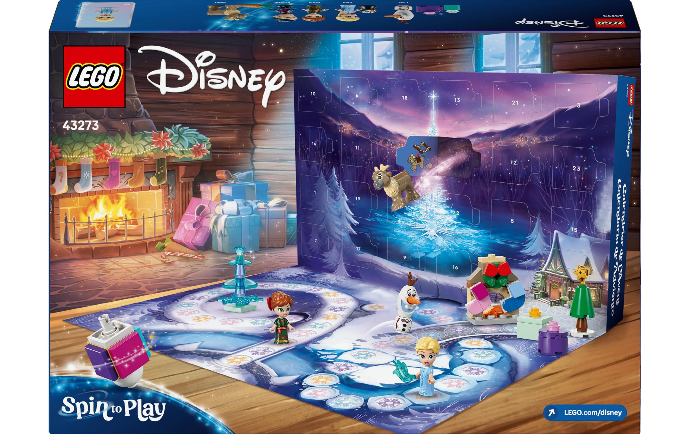 LEGO® Konstruktionsspielsteine »Princess Disney Adventskalender 2025«