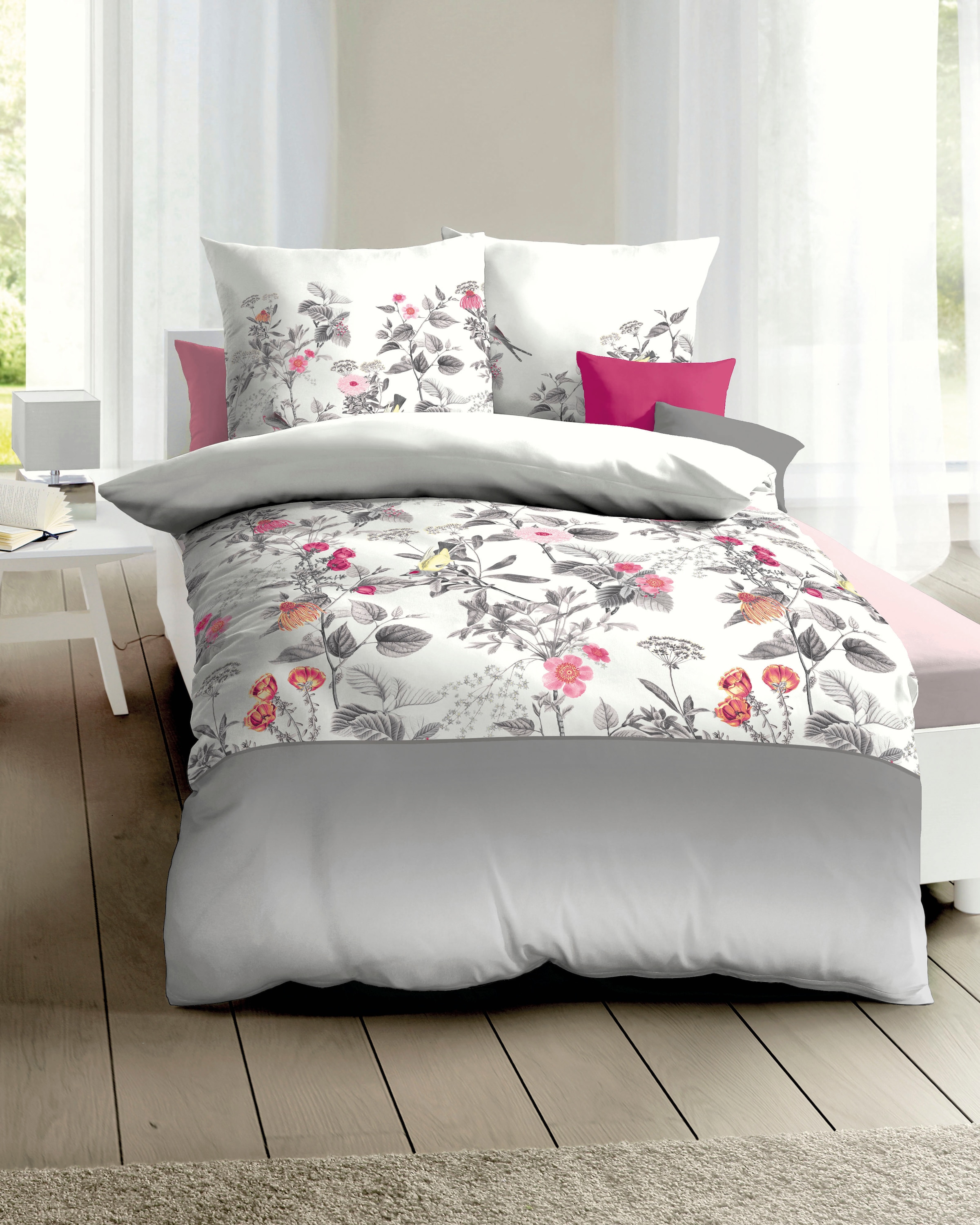 Image of Kaeppel Bettwäsche "Formosa" 2 Stk. Mit Blumen