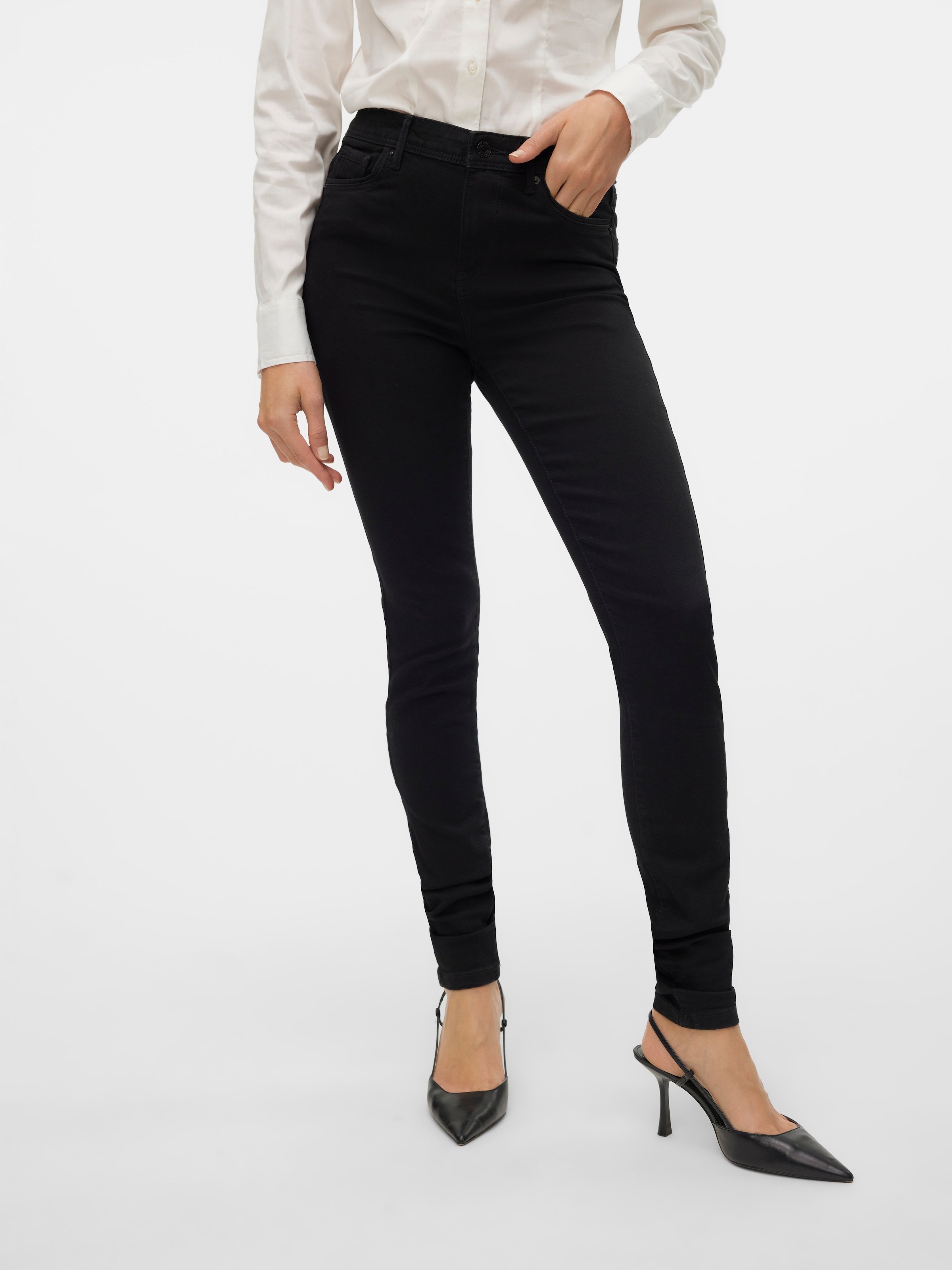 Image of Vero Moda Skinny-fit-Jeans "VMTATIANA MR S PIPING JEANS"