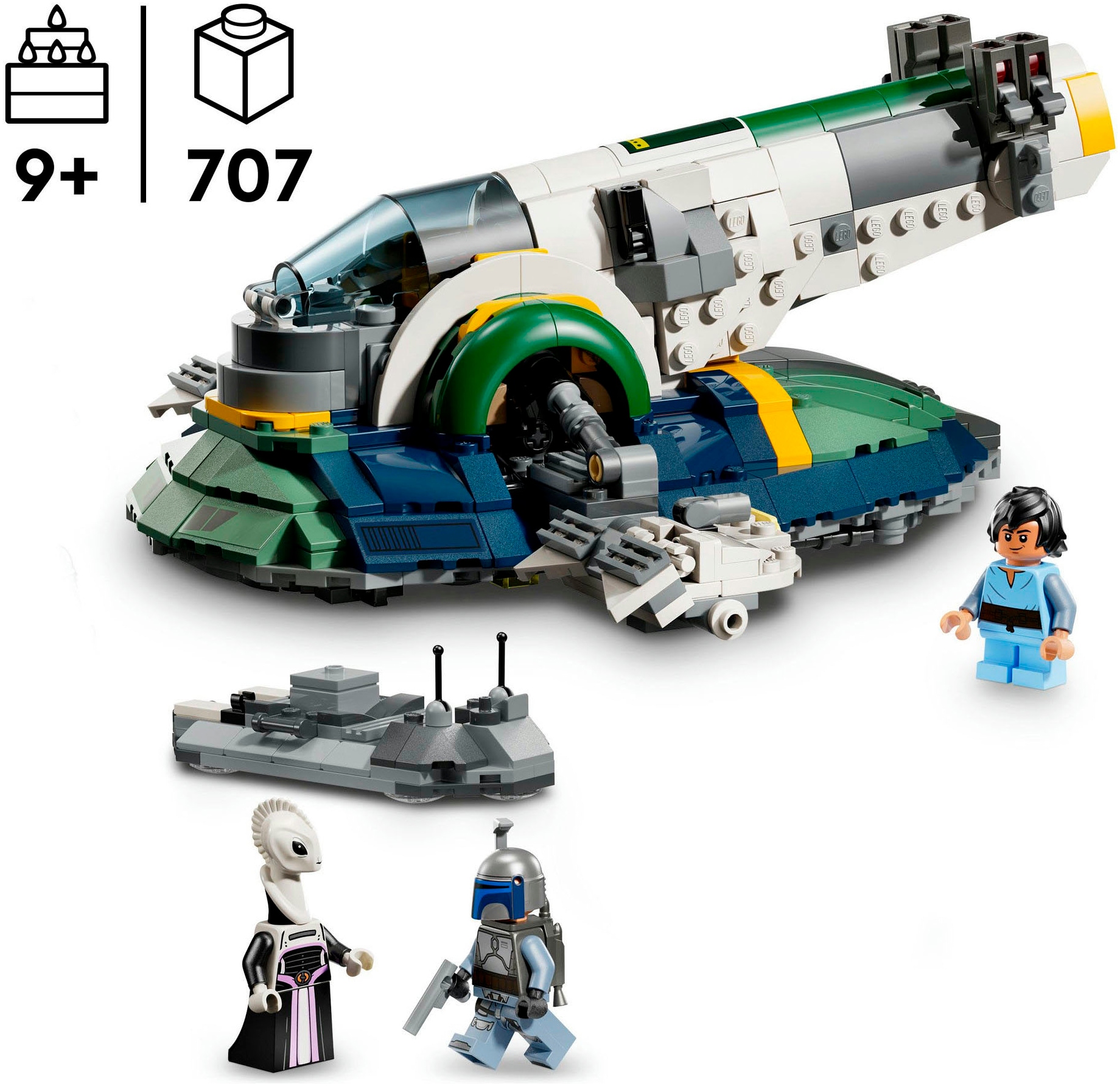 LEGO® Pions de construction »Jango Fetts Sternenschiff (75433), LEGO Star Wars™« Made in Europe