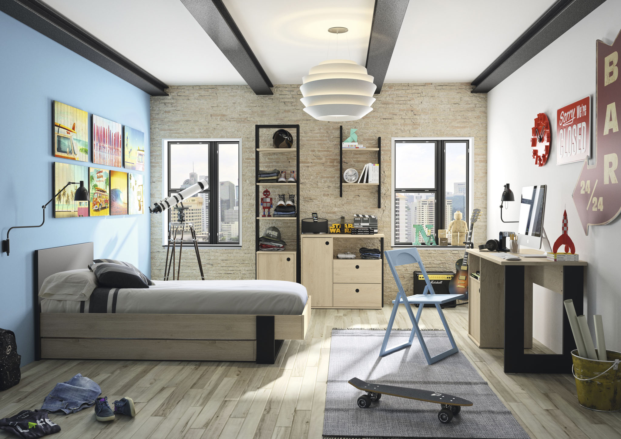 Jugendbett »DUPLEX«, Einzelbett