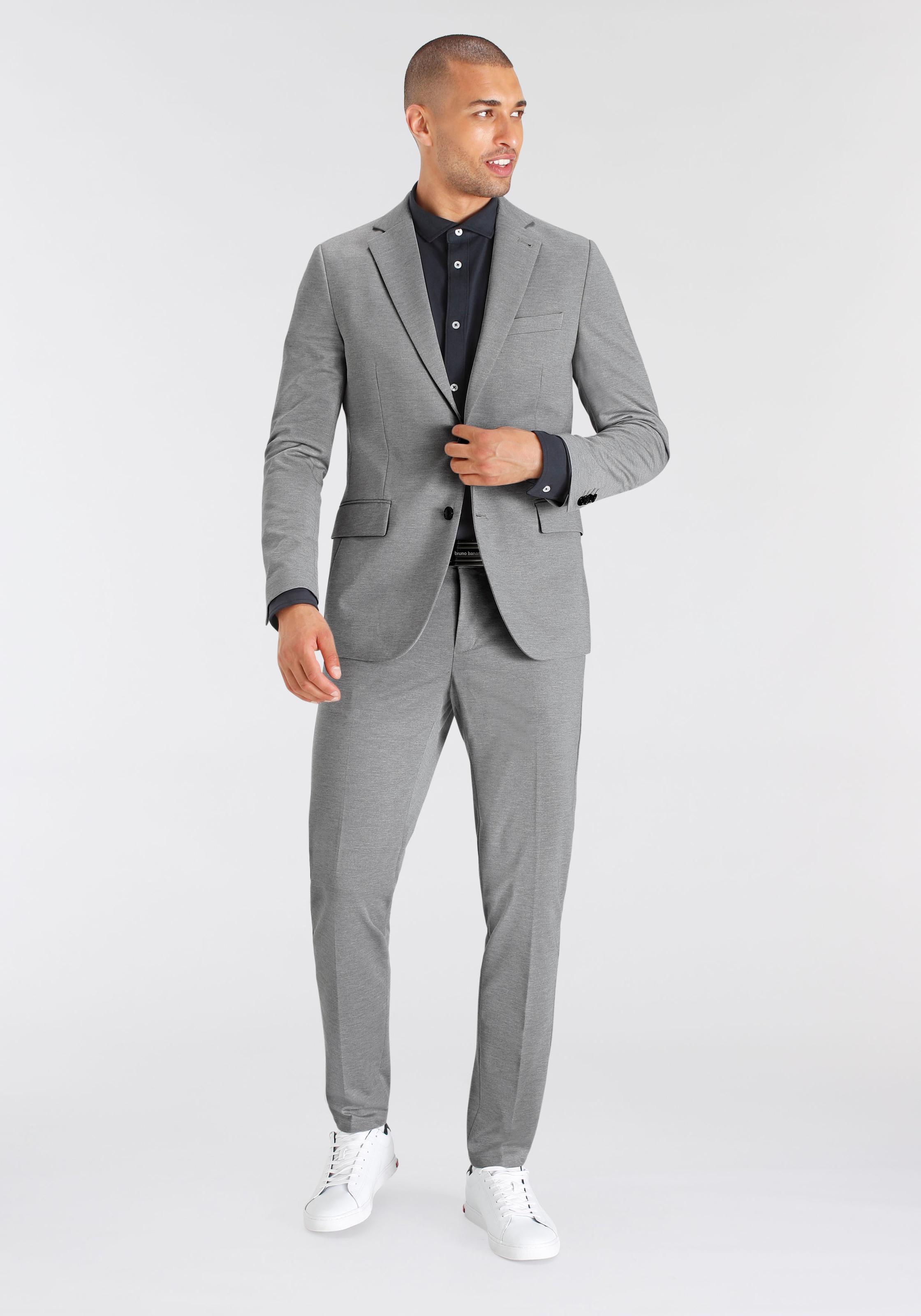 Image of Bruno Banani Anzug "Jersey" Sakko & Hose, normal elastische Qualität