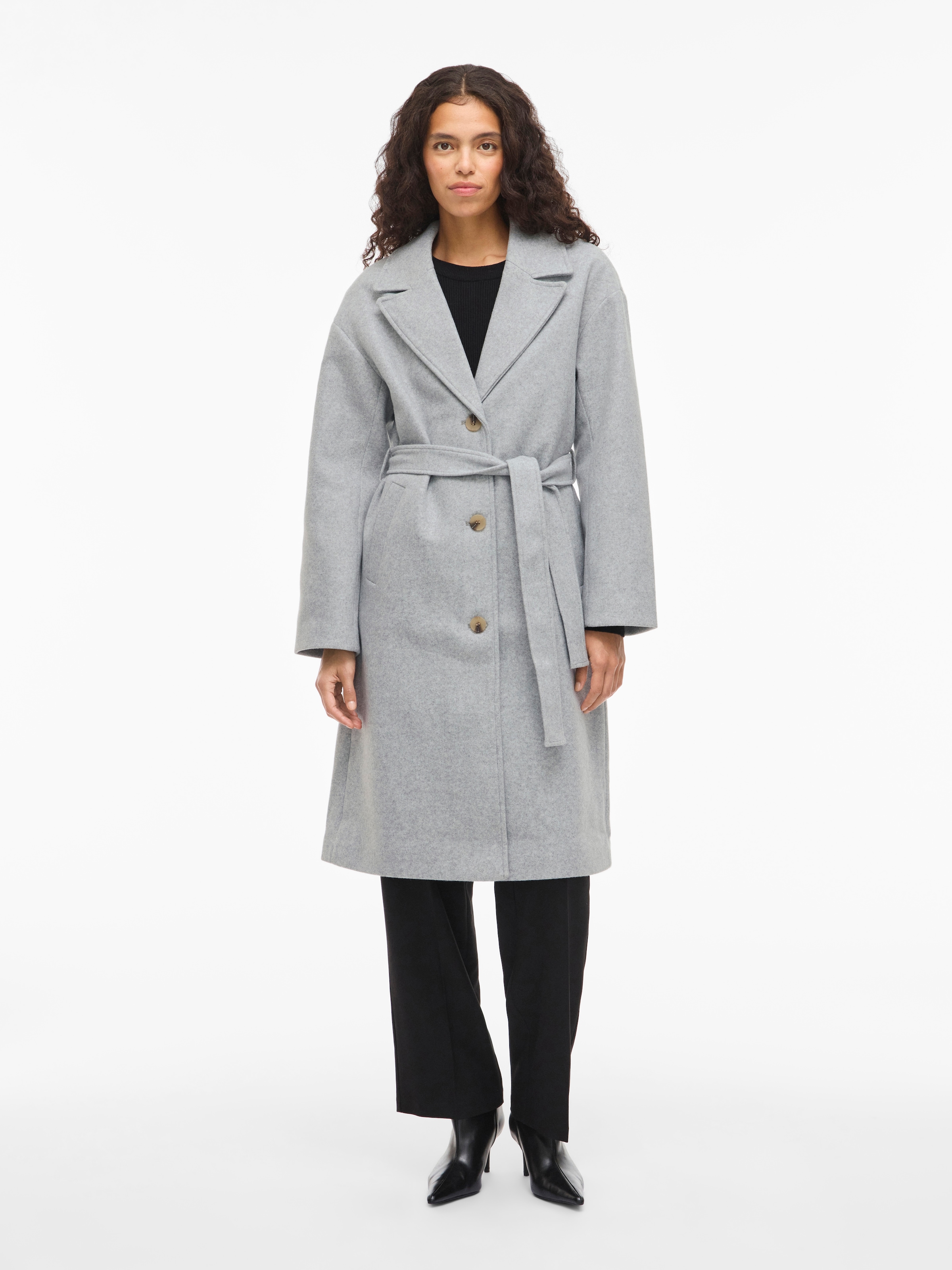 Image of Vila Langmantel "VICLAUDIA L/S LONG COAT - NOOS"