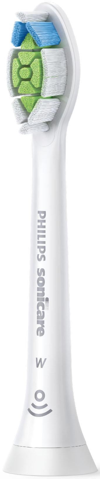 Philips Sonicare Aufsteckbürsten »Standard W2 Optimal White, Farbe weiss«, mit der Bürstenkopferkennung, Standardgrösse