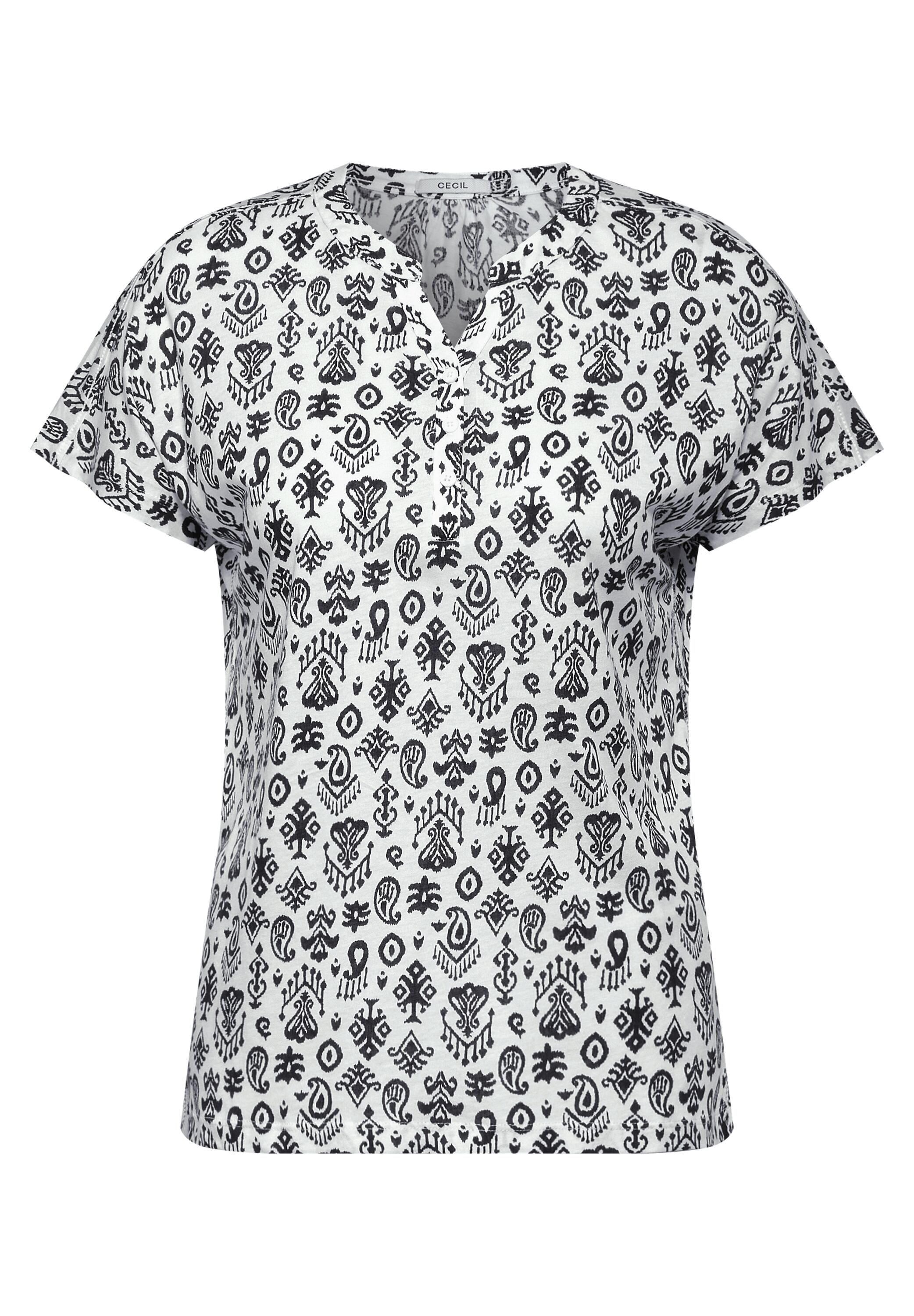 Cecil T-Shirt, mit Ornament Print