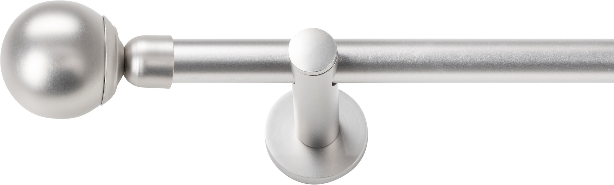 Image of SN DECO GROUP Gardinenstange "Gardinenstange Reims Ø 19 mm, 1-läufig, Fixmass, verschraubt" Ø 19 mm Fixmass;kürzbar