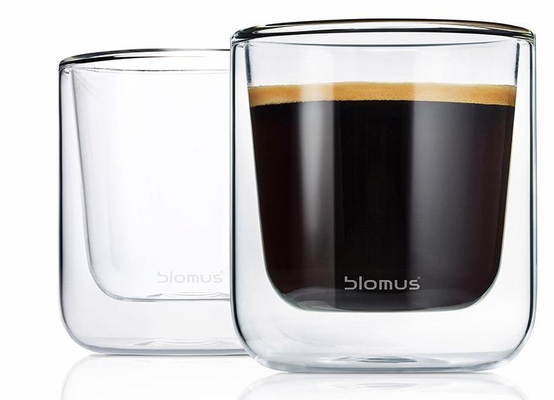 BLOMUS Thermoglas »NERO«, (Set, 2 tlg.), Doppelwandig, Inhalt 200 ml, 2-teilig