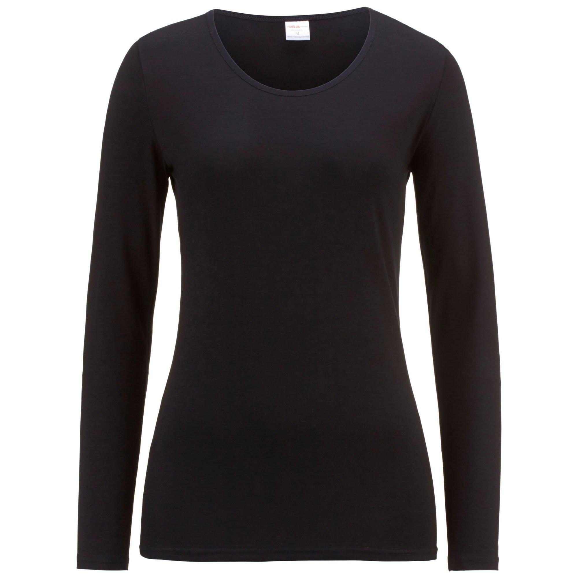 ISA Bodywear Rundhalsshirt »710135 langarm Rundhals - Fairtrade«