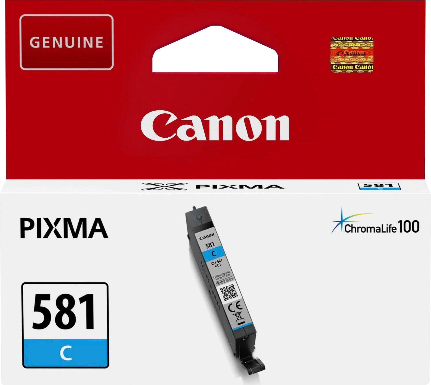 Canon Tintenpatrone »INK CLI-581 C«, original Druckerpatrone 581 cyan